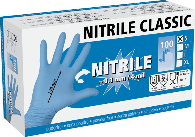 Kerbl Einmalhandschuh Nitrile Classic - ungepudert