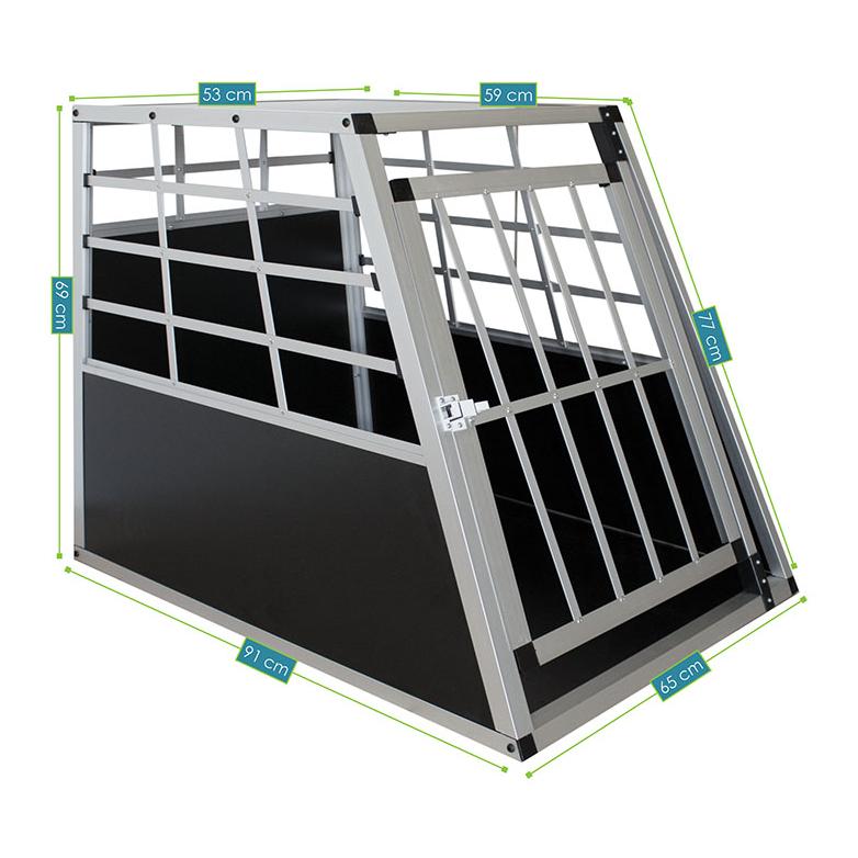 Hauptner Hundetransportbox aus Aluminium Grösse L