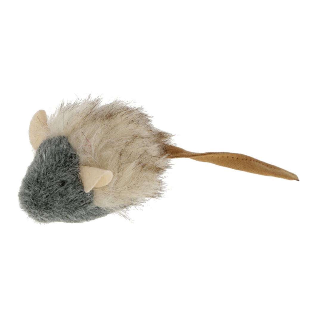 Kerbl Pet Maus mit Sound - grau