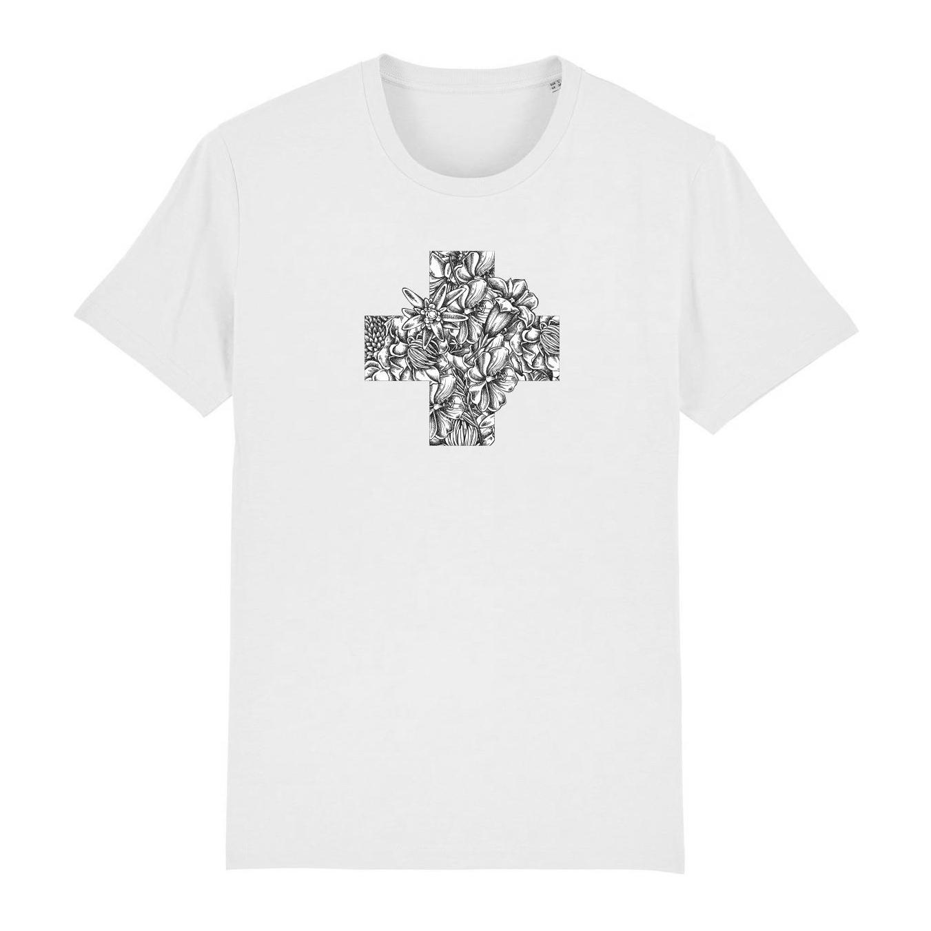 orsino Bluemä Chrüz Unisex Bio T-Shirt - weiss