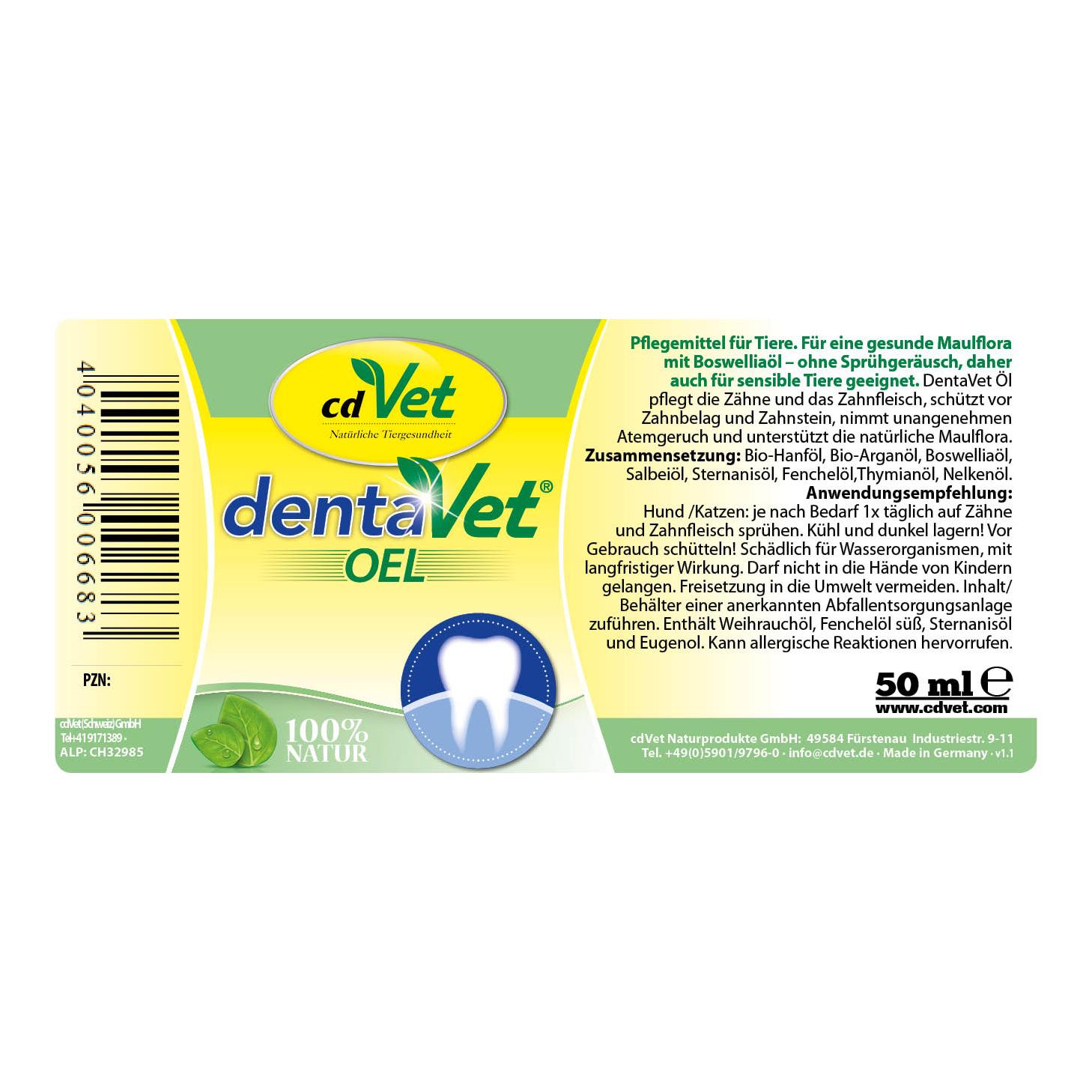 cdVet Huile dentaVet