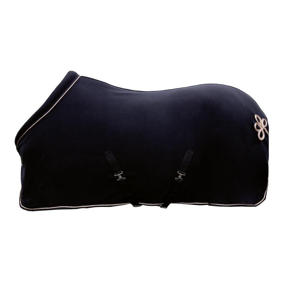 HKM Abschwitzdecke Glamour Style - schwarz/rosegold