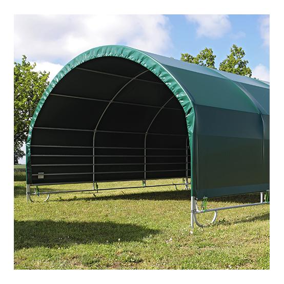 Coverall Mobiler Weideunterstand mit langer Dachplane
