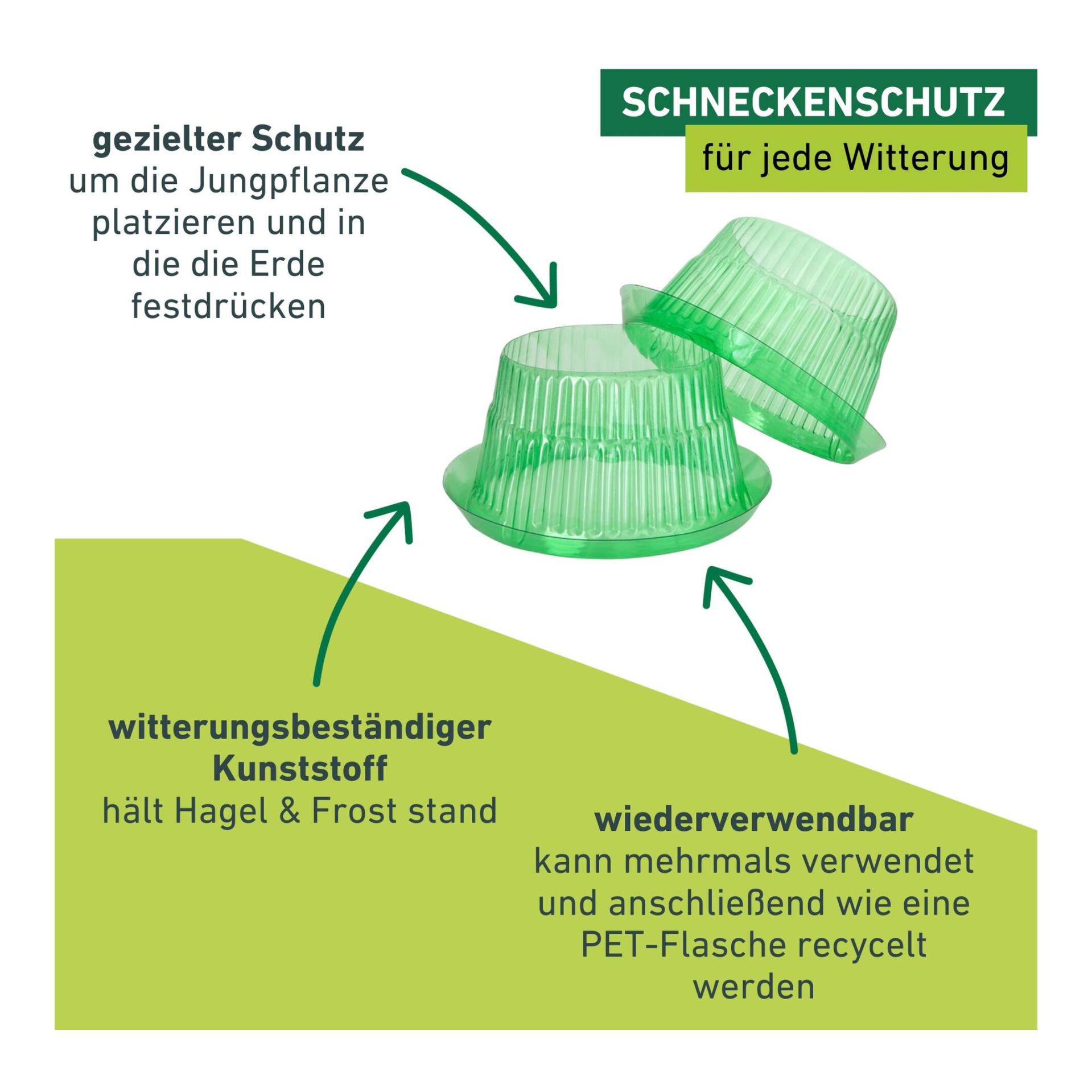Windhager Anneau anti-limaces - vert transparent