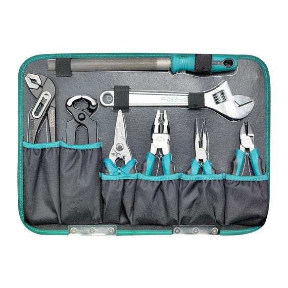 technocraft ABS-Werkzeug-Koffer "PRO CHROME 152" P