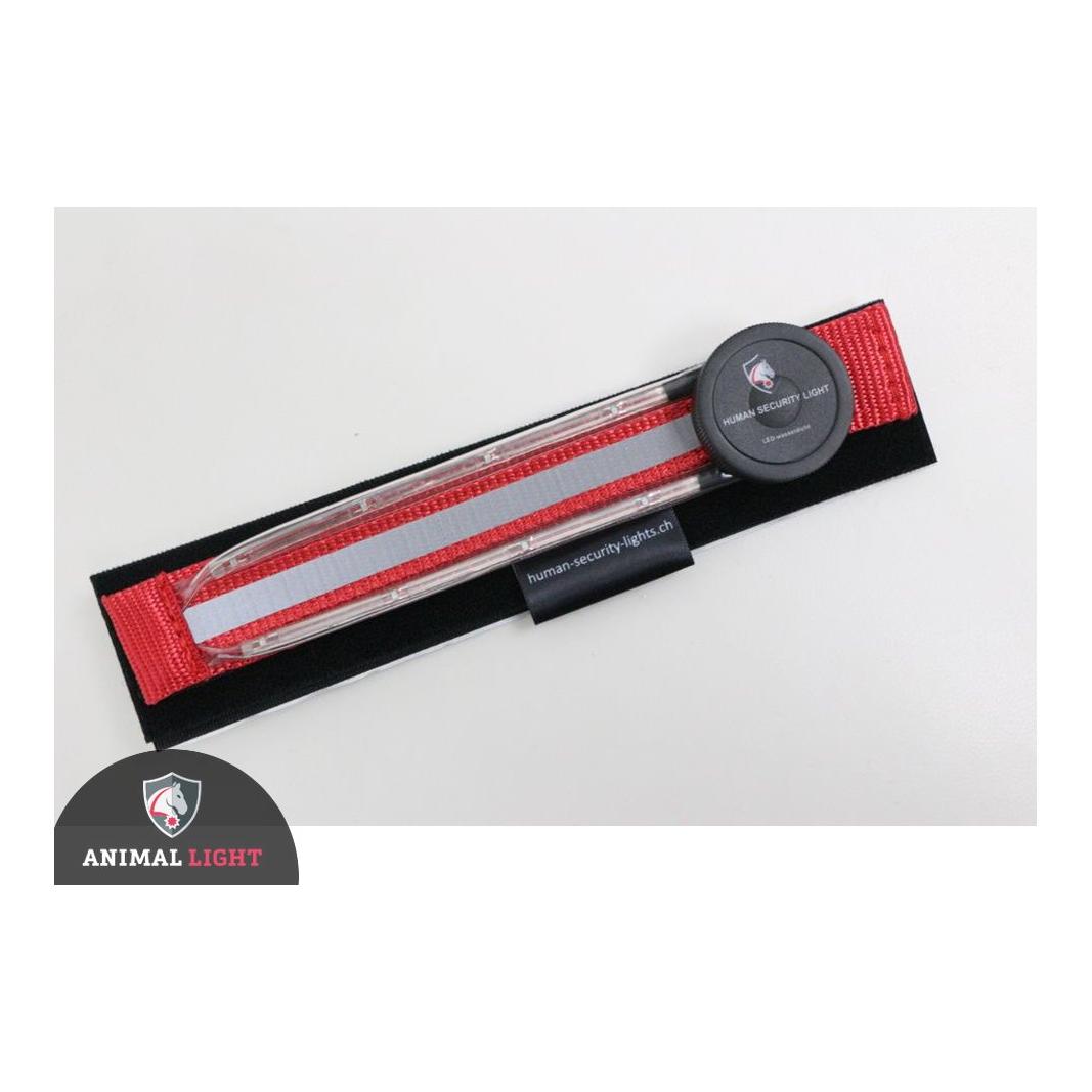 Animal Light Leucht - Hundegeschirr "Flex" - rot