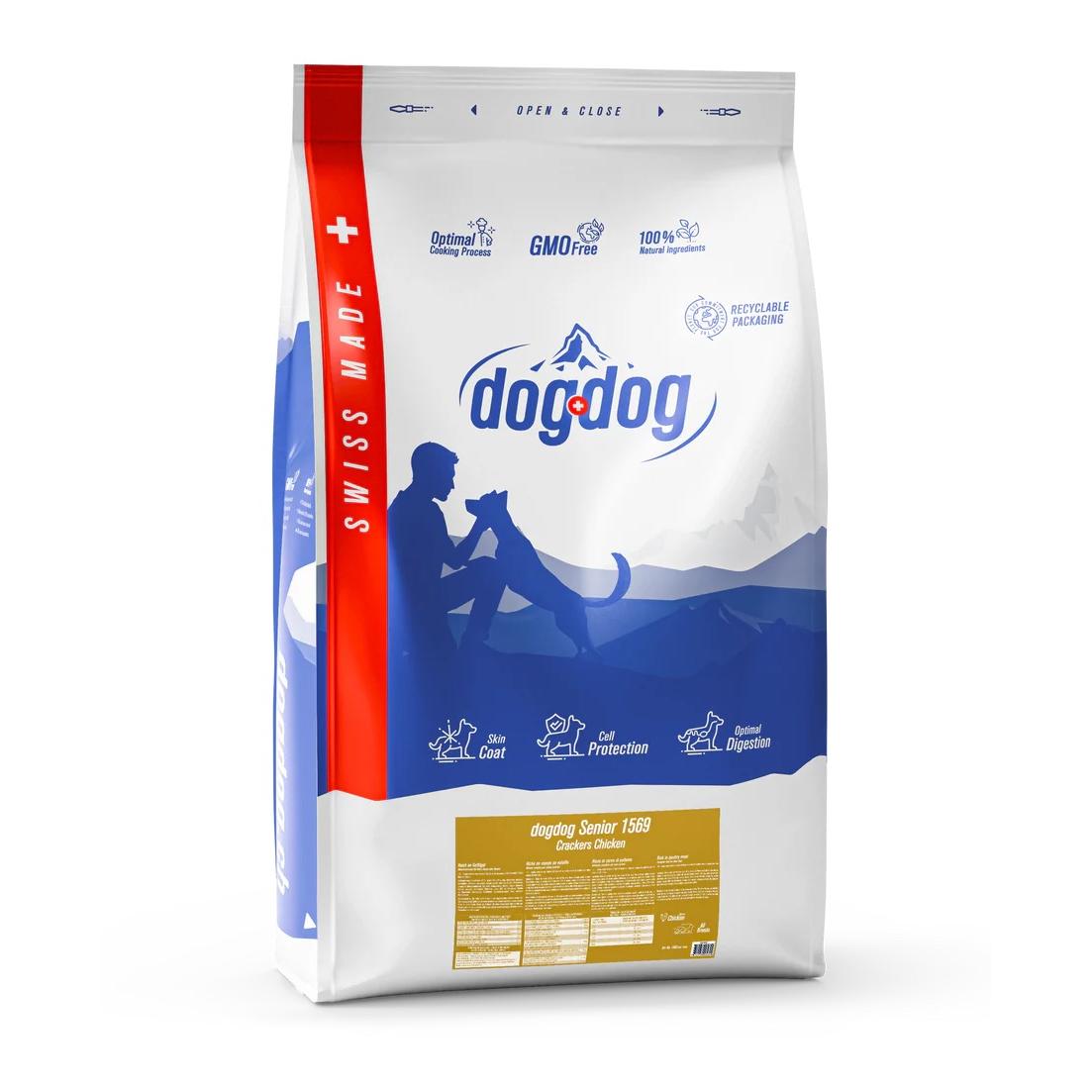 dogdog Senior Crackers Chicken - Hundefutter für ältere Hunde