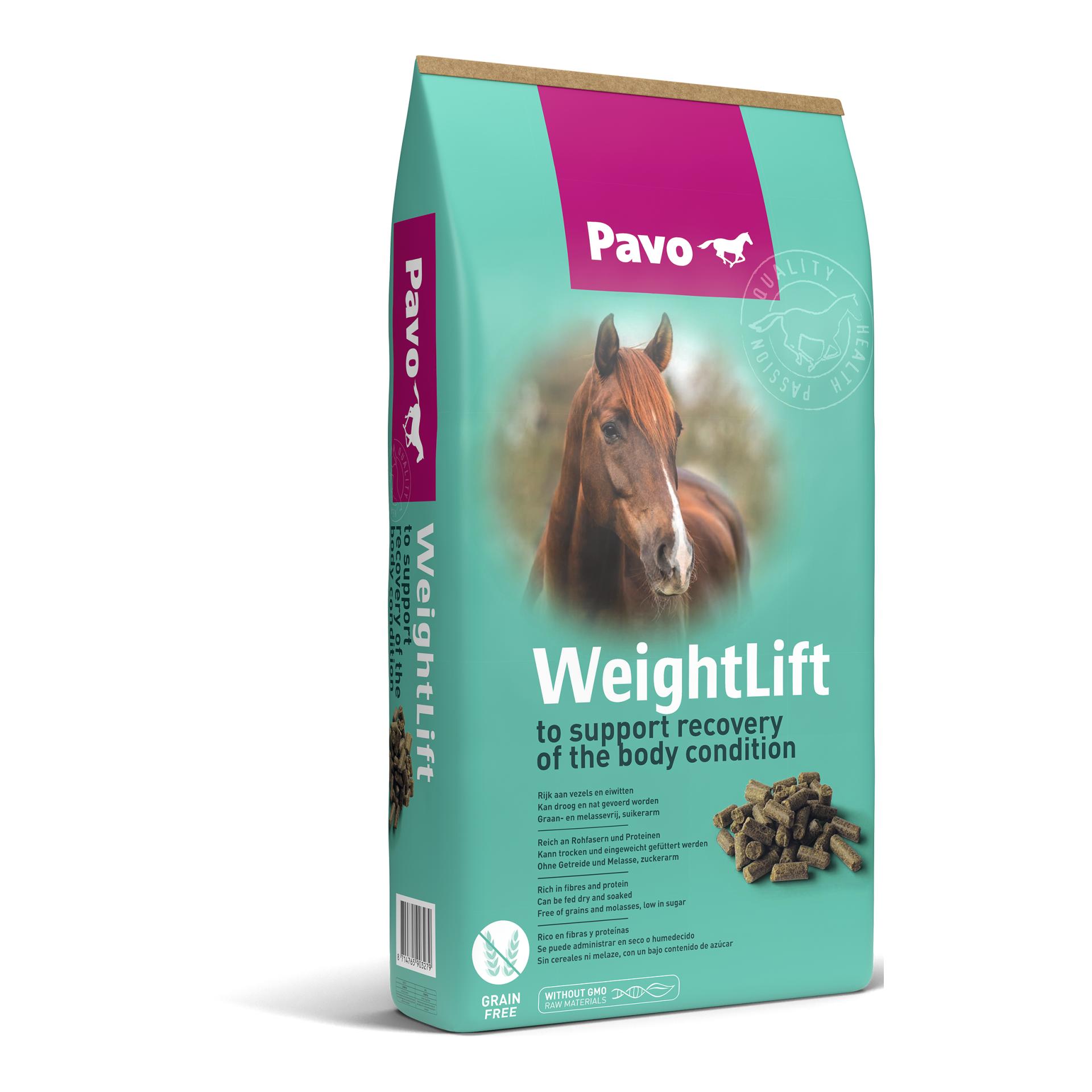 Pavo Pferdefutter Poids net