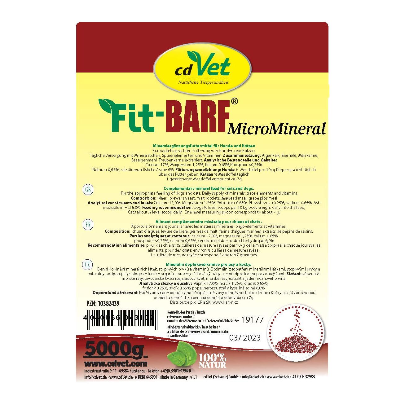cdVet Fit-BARF MicroMineral