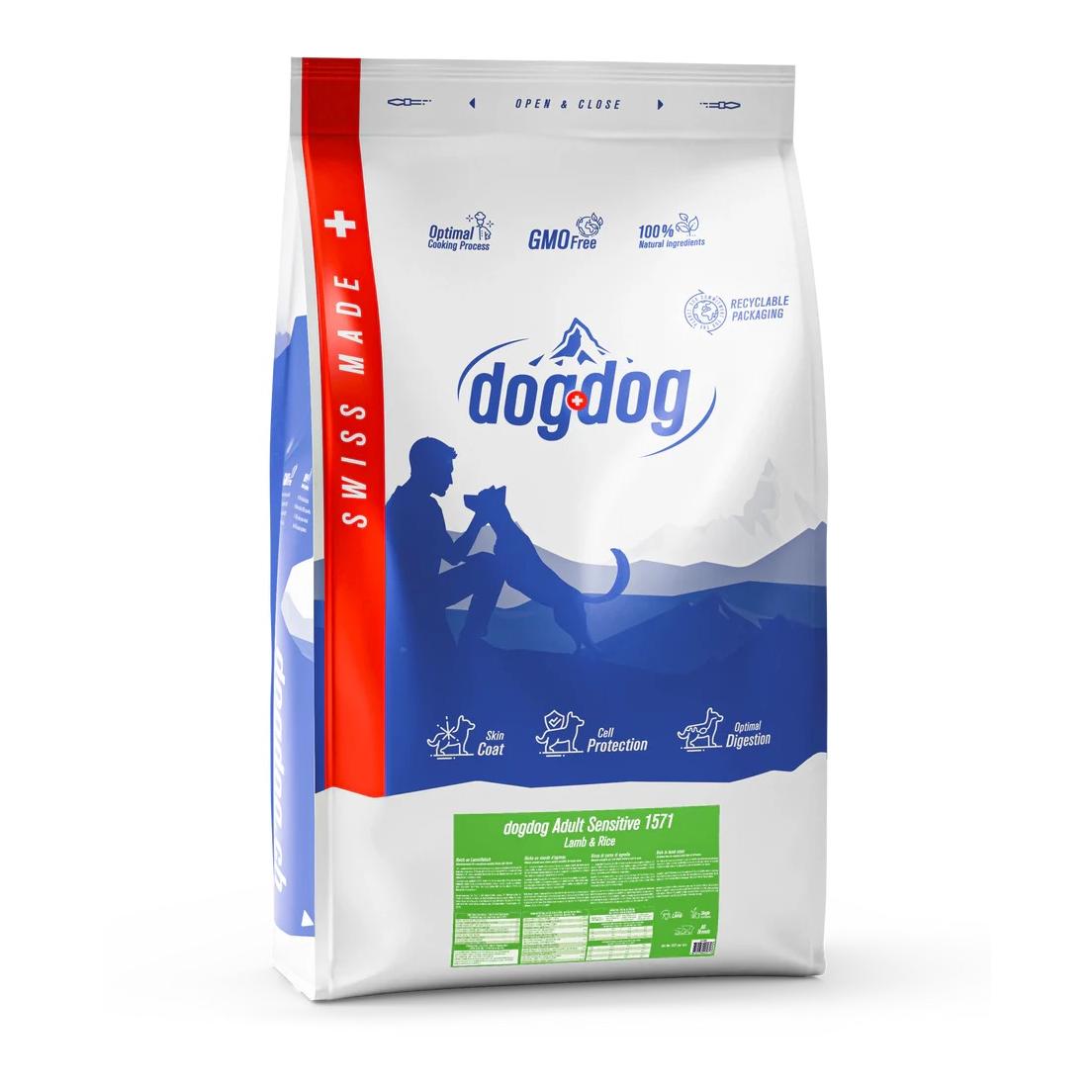 dogdog Adult Sensitive Lamb & Rice - Glutenfreies Hundefutter