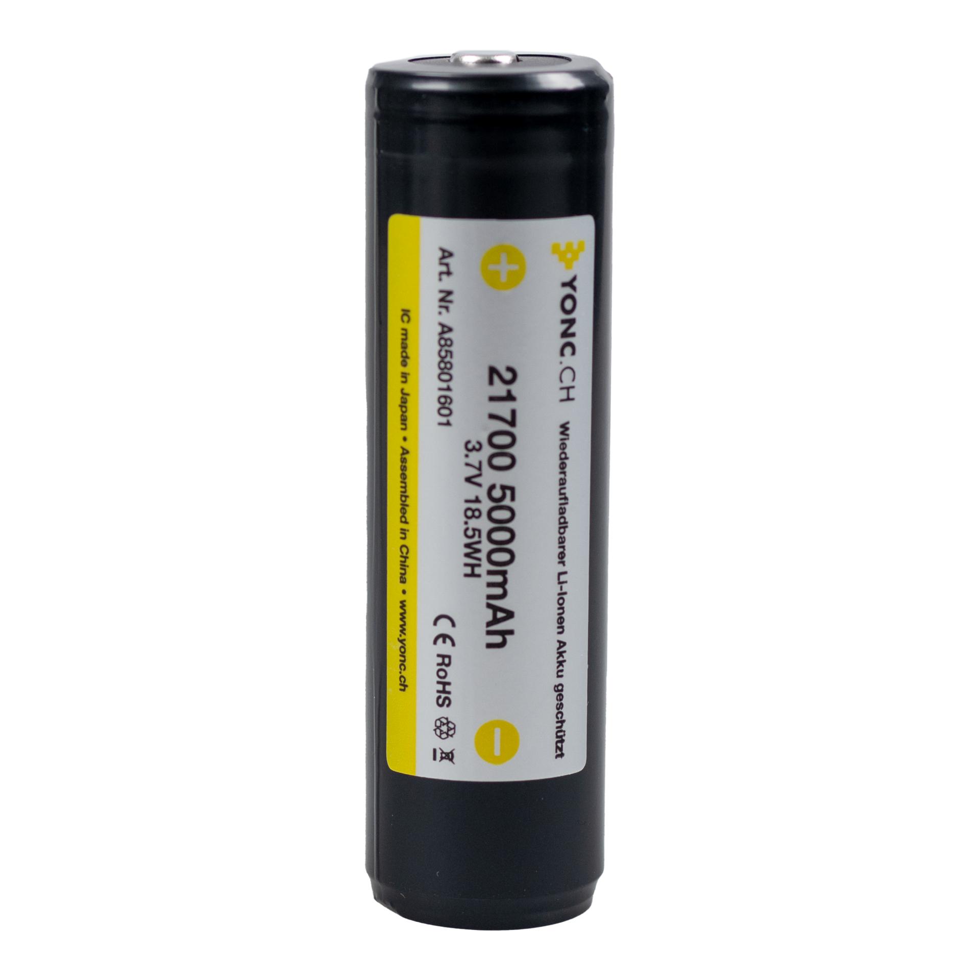 21700 Li-Ionen Akku mit 5000 mAh
