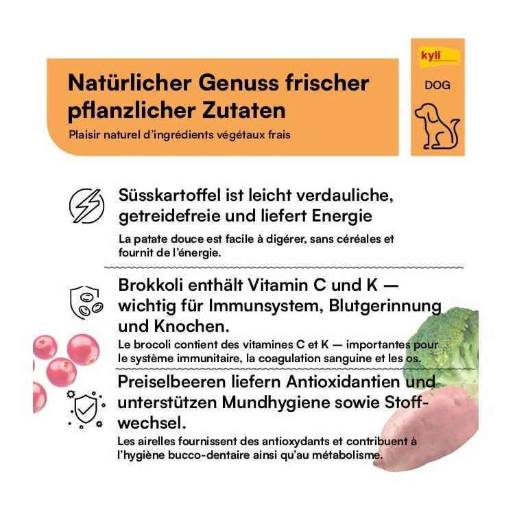 Kyli Menu complet poulet avec patates douces et canneberges
