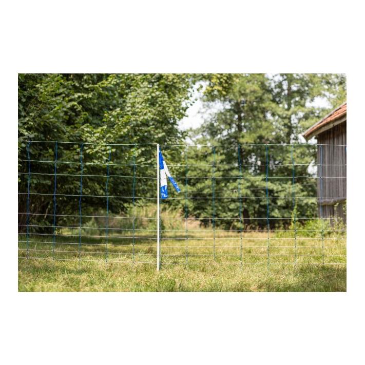 AKO Ruban de protection du troupeau bleu/blanc 80 mm