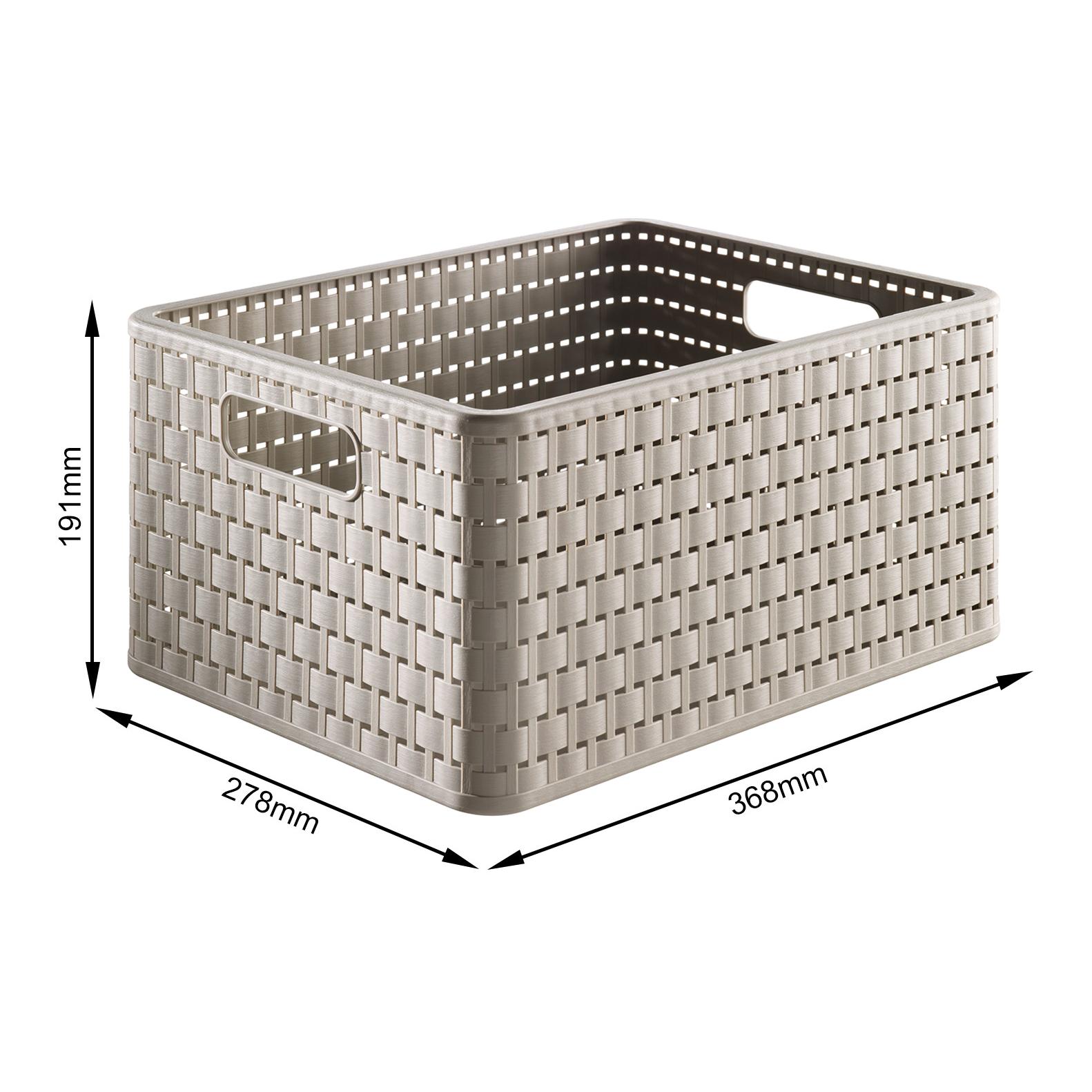 Rotho Corbeille DIN A4 COUNTRY - 18 litres