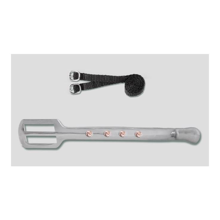 Waldhausen Sporen-Set Crystal Damen - rosé