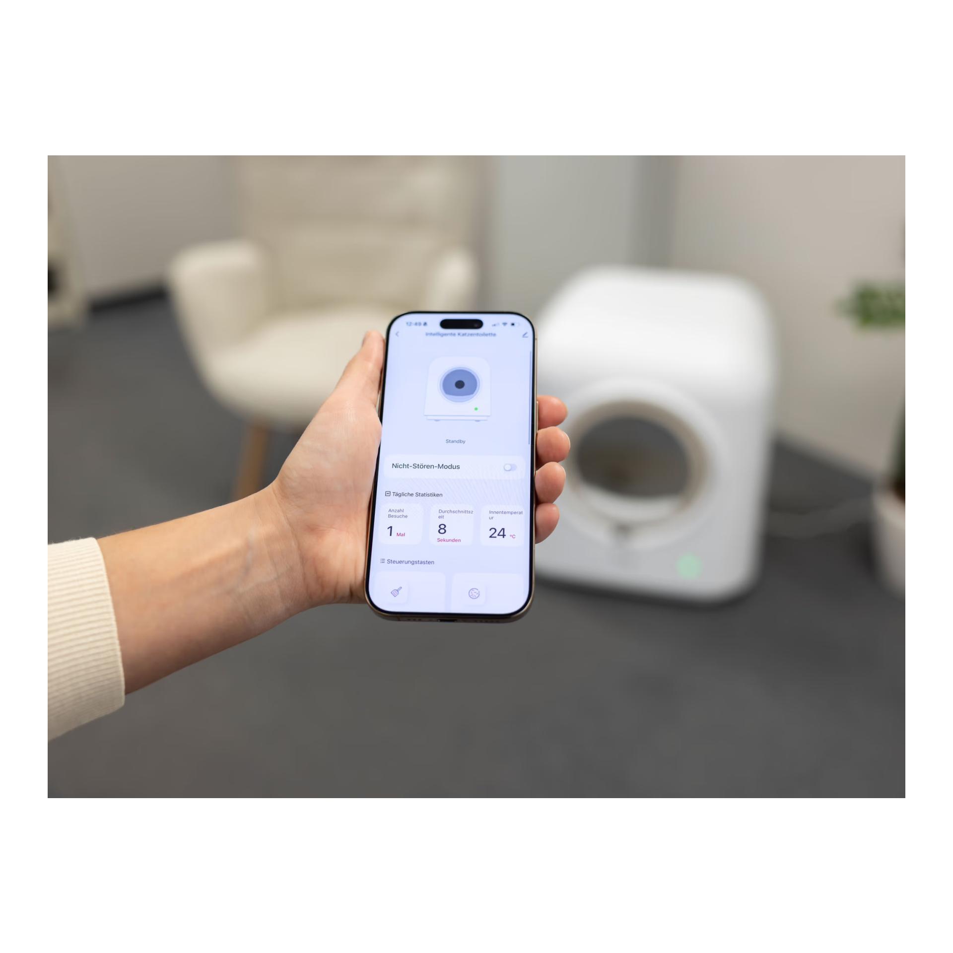Kerbl Pet Katzentoilette Smart, selbstreinigend
