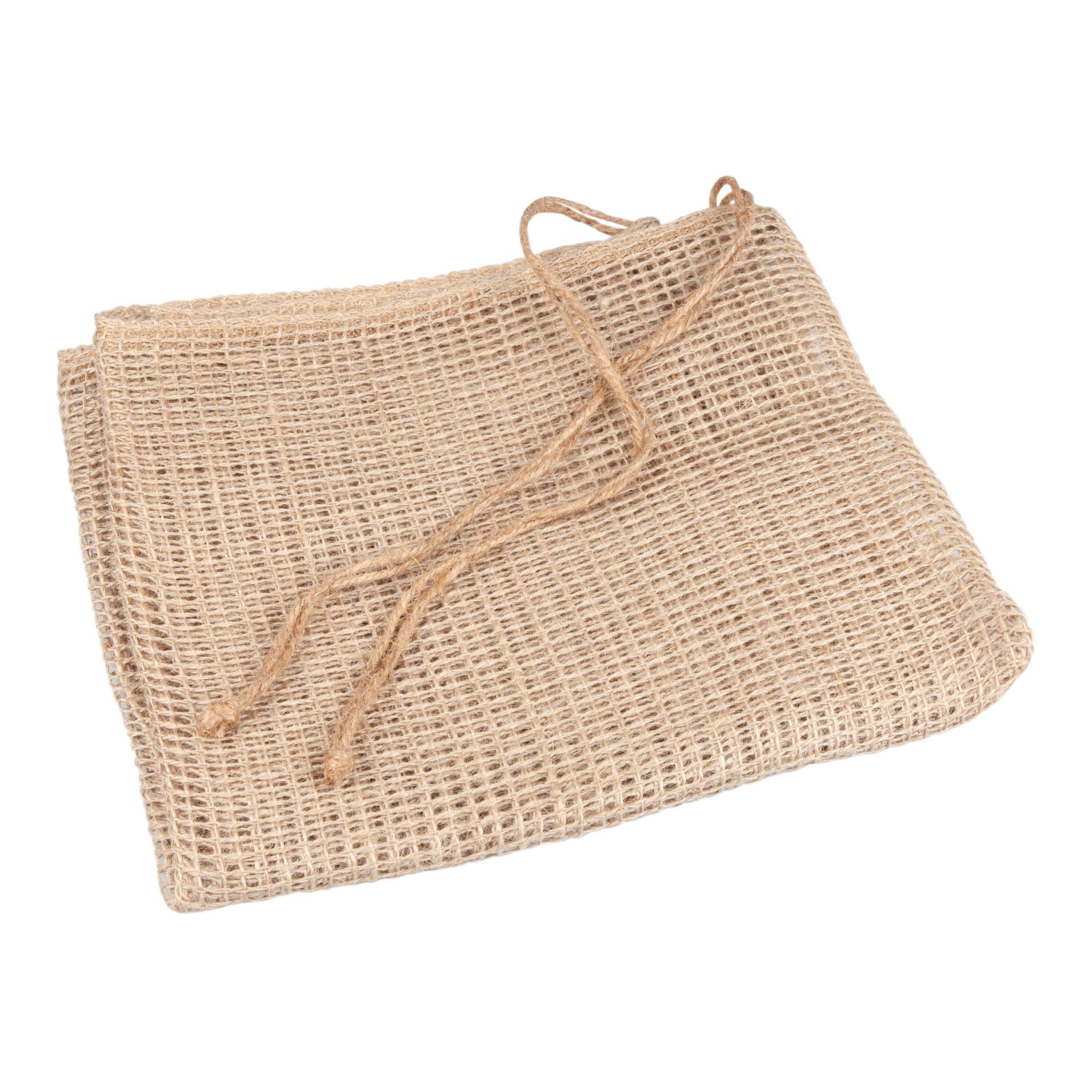 Windhager Jute Netzsäcke ÖKO mit Verschlusskordel