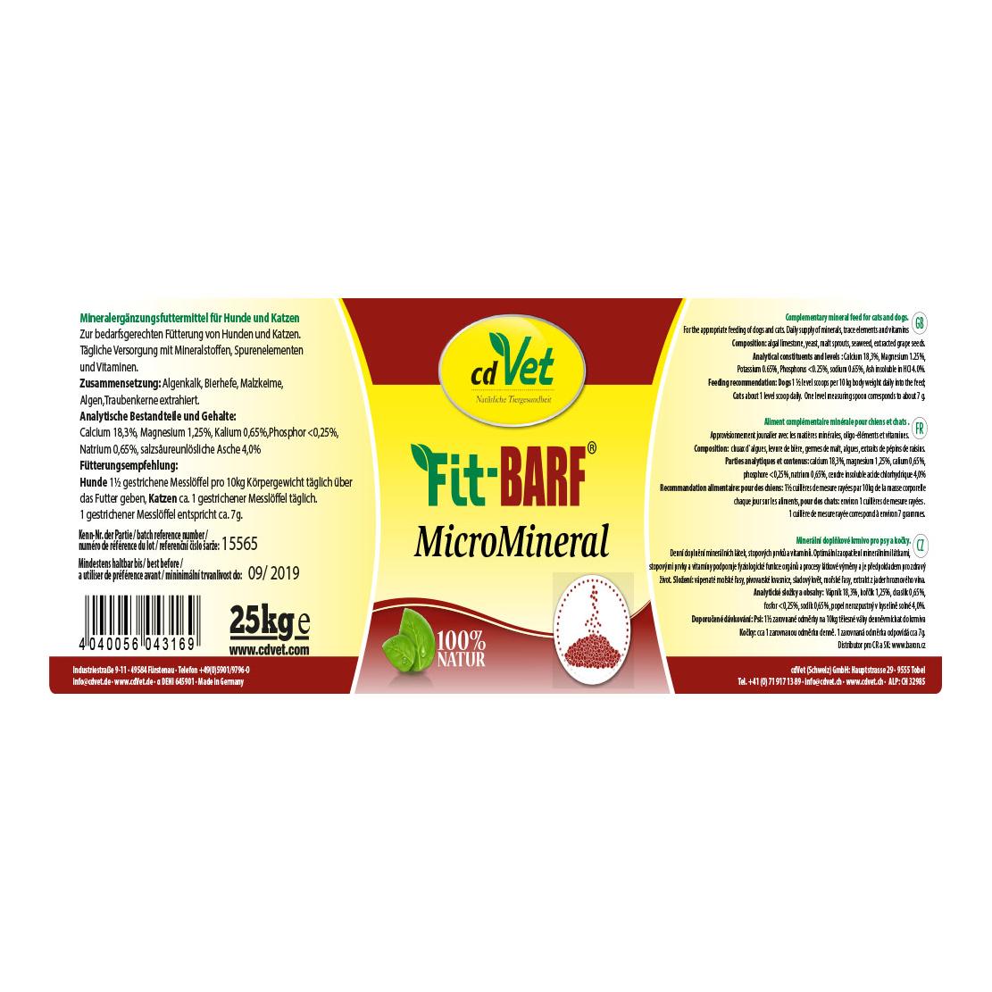 cdVet Fit-BARF MicroMineral