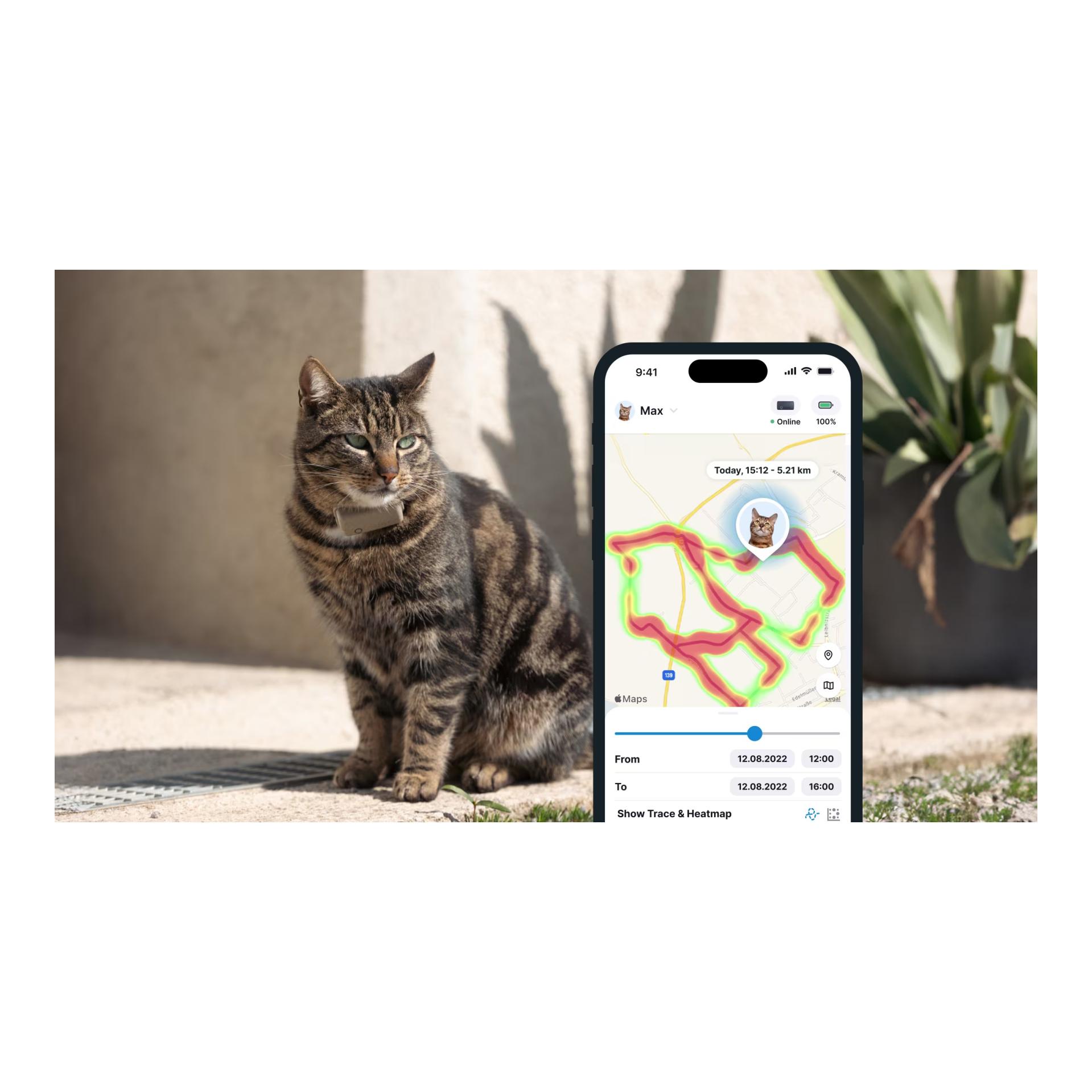Tractive Tracker GPS pour chats CAT Mini
