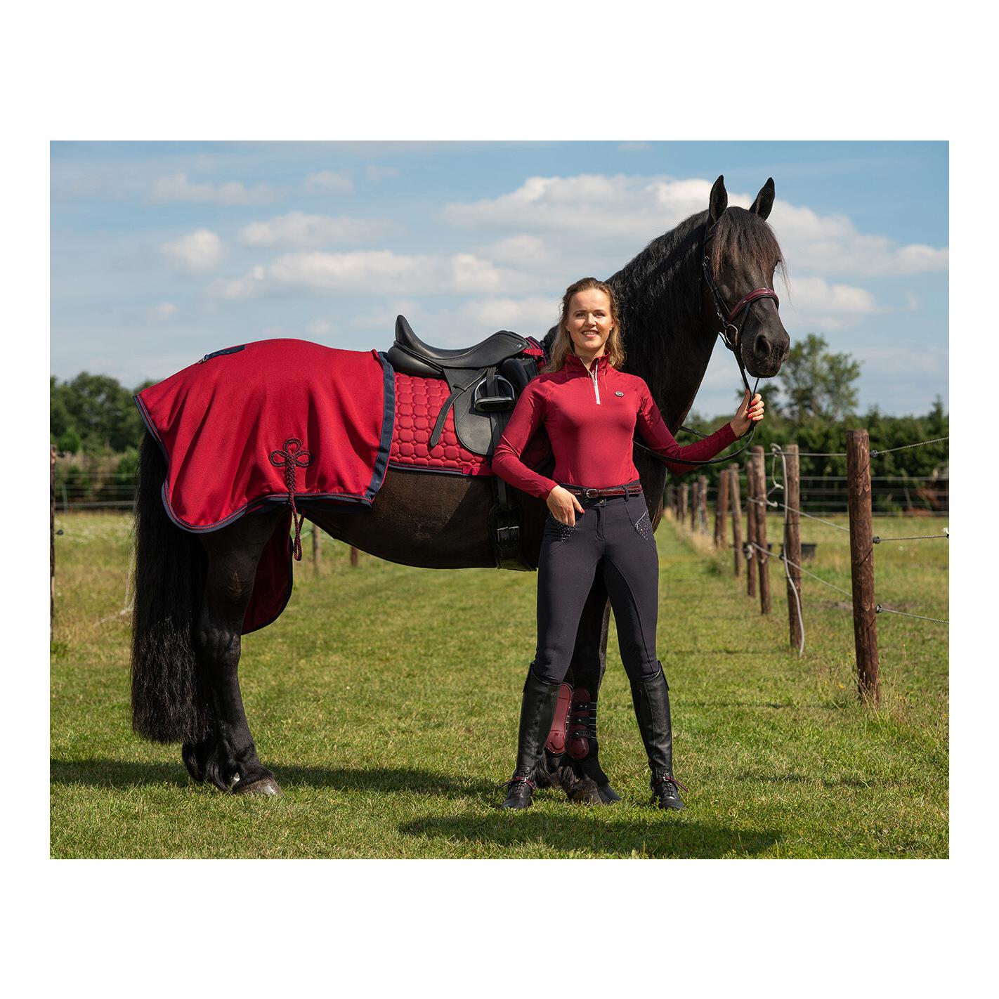 QHP T-shirt de sport Florence - bordeaux