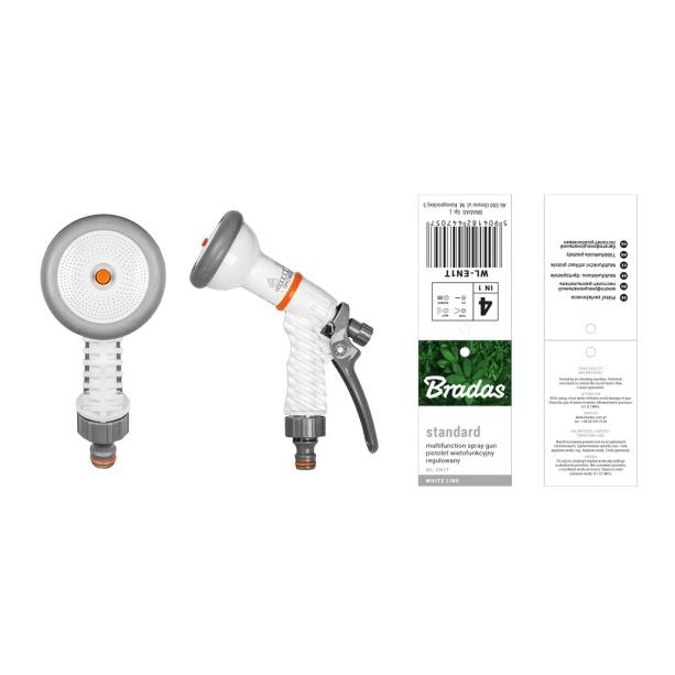 Bradas WHITE LINE Einstellbare Spritzpistole