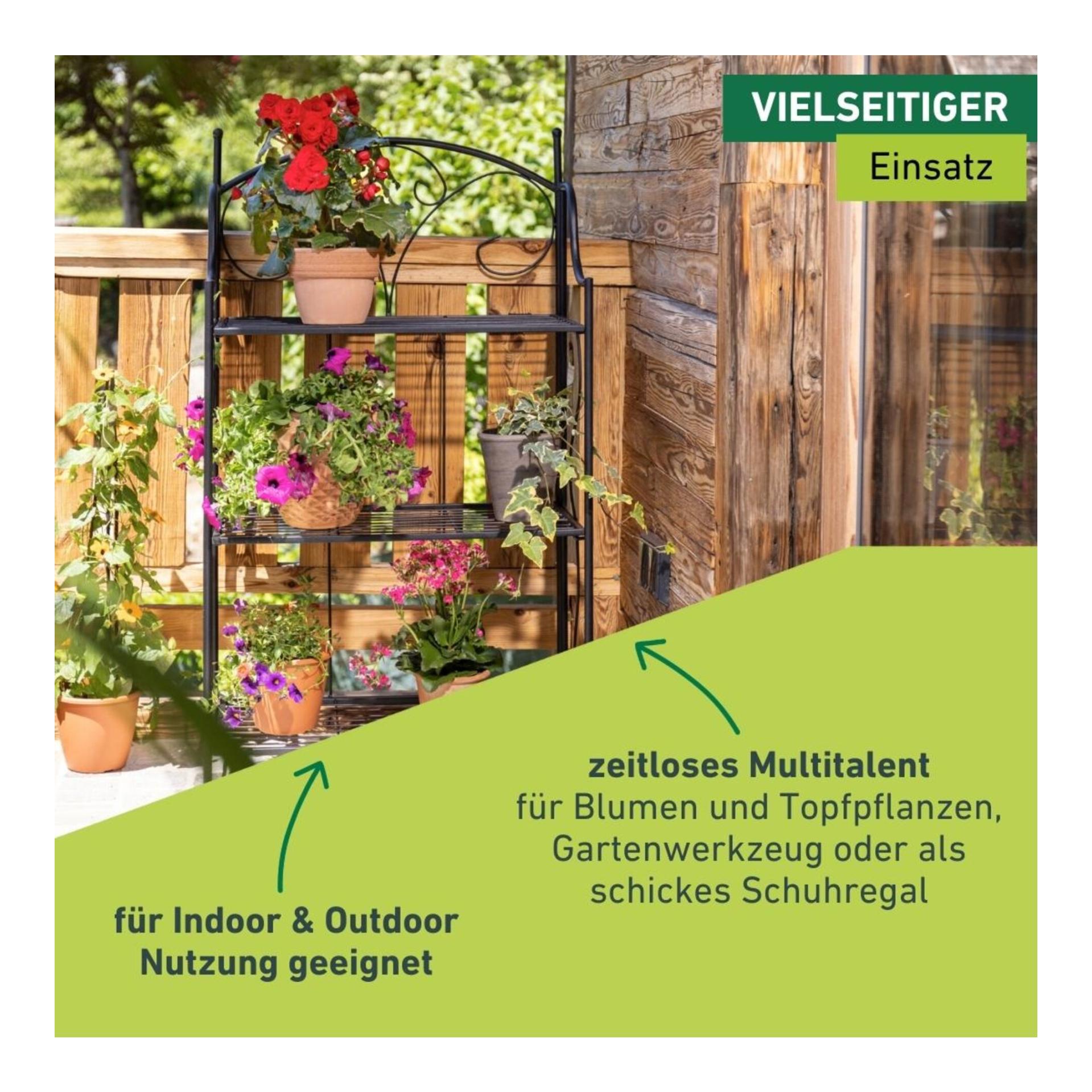 Windhager Drei-stufiges Wand-Pflanzregal - faltbar