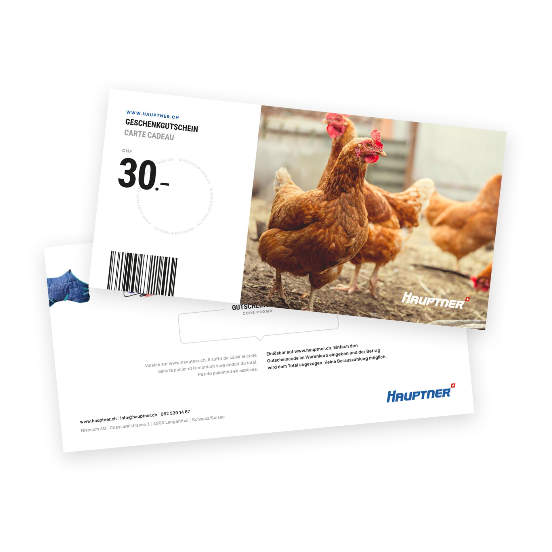 Hauptner Geschenkgutschein Hauptner
