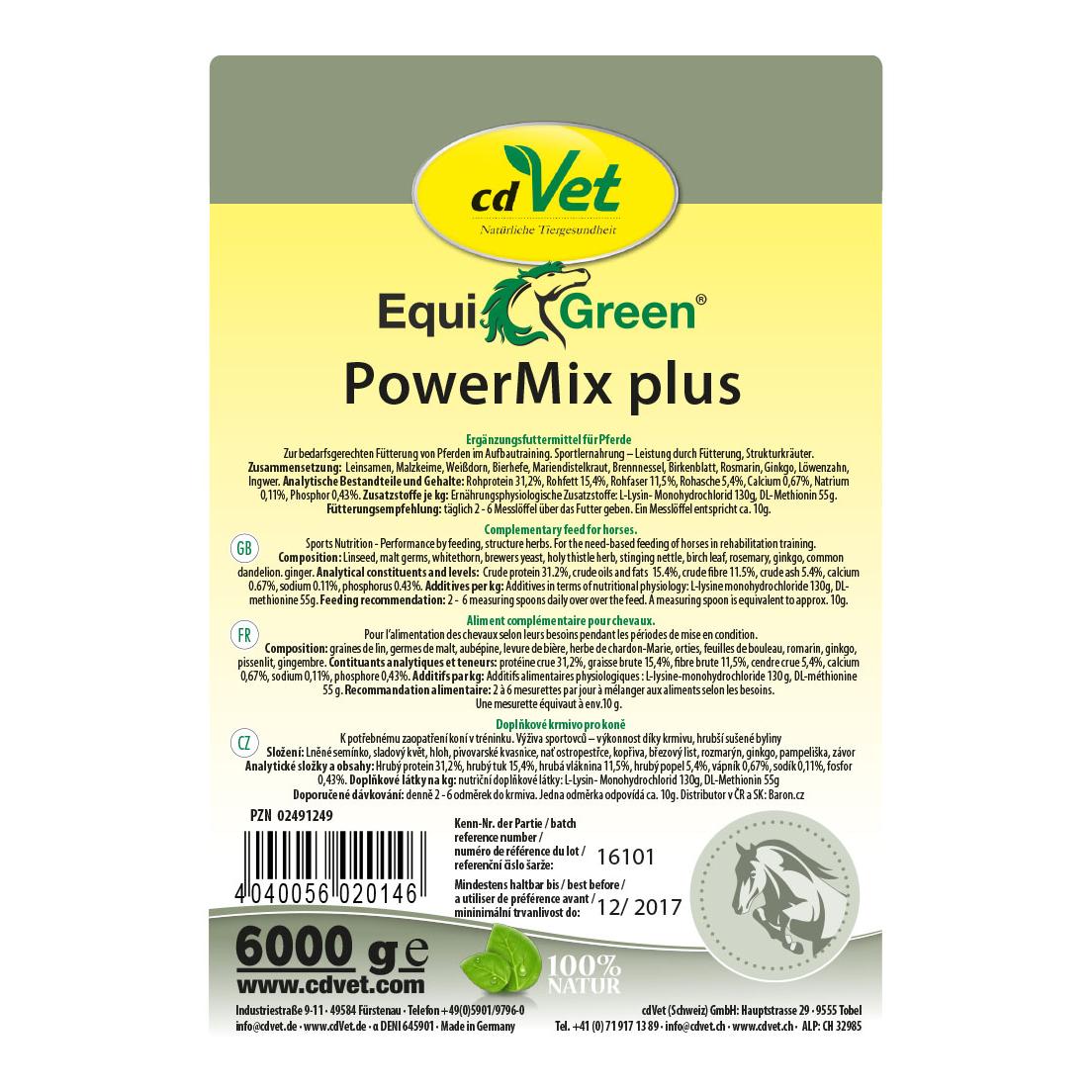 cdVet EquiGreen PowerMix plus