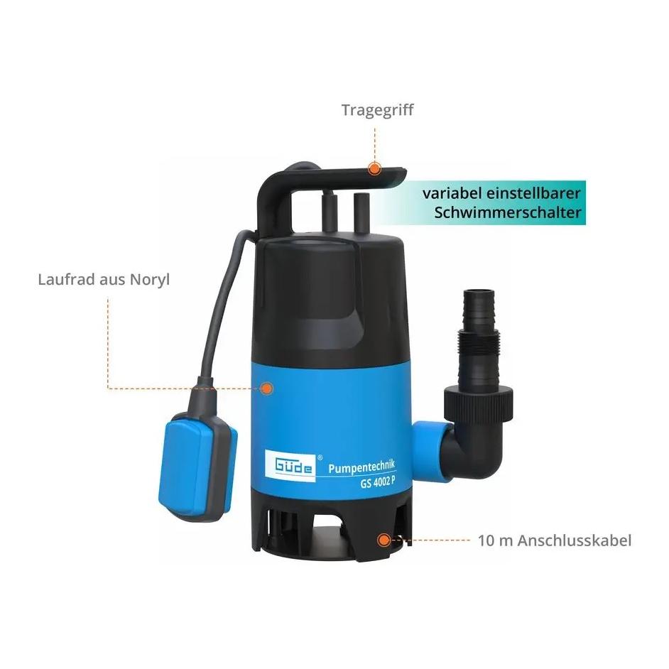 Güde Pompe submersible pour eaux sales GS 4002 P