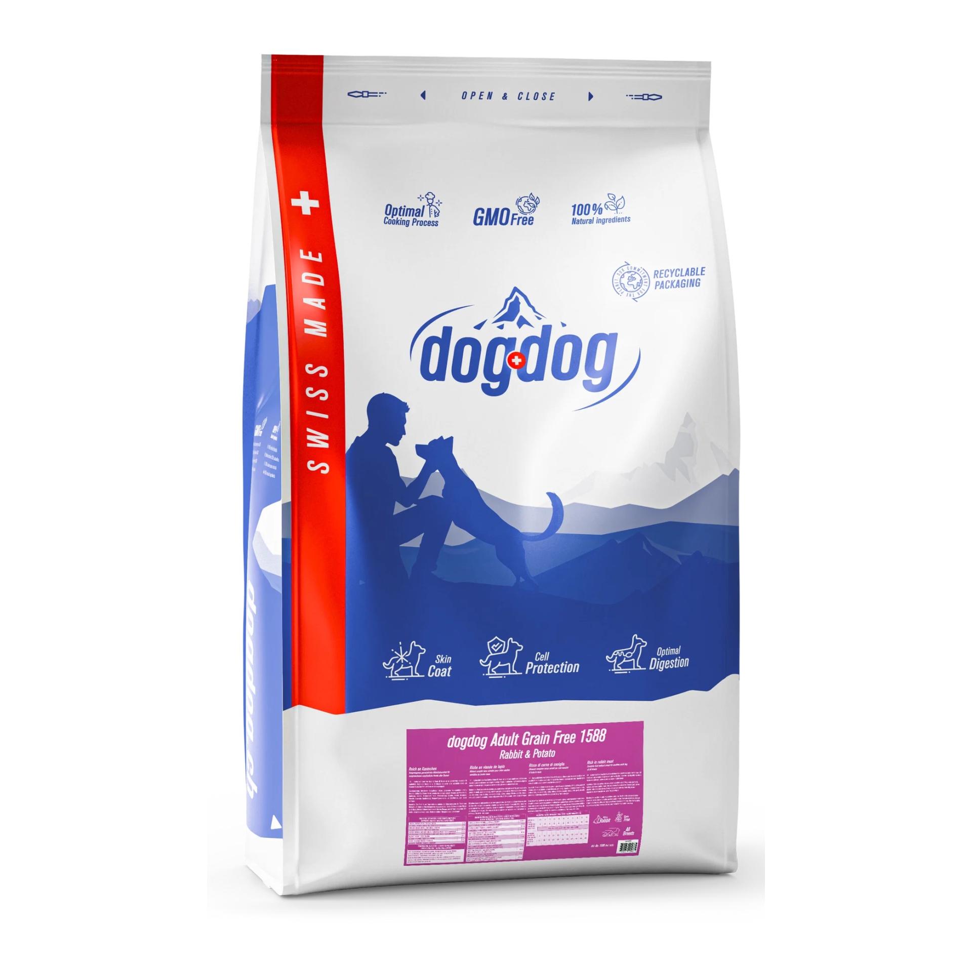 dogdog Adult Grain Free Rabbit & Potato – Getreidefreies Hundefutter mit Kaninchen & Kartoffel
