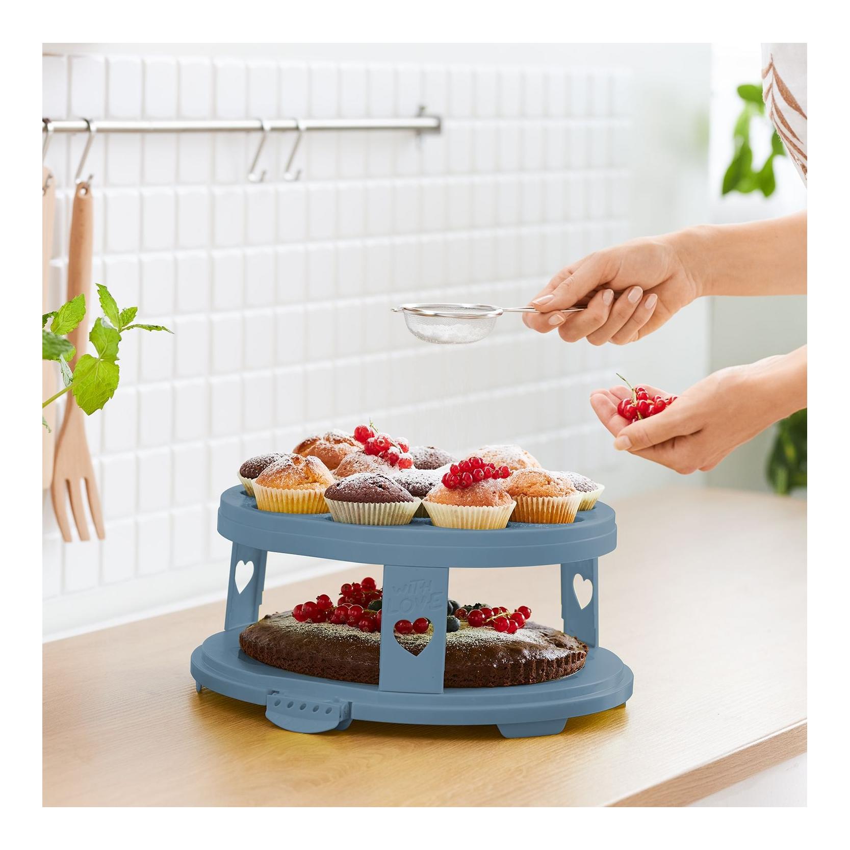 Rotho Tortenglocke XL mit Trays FRESH