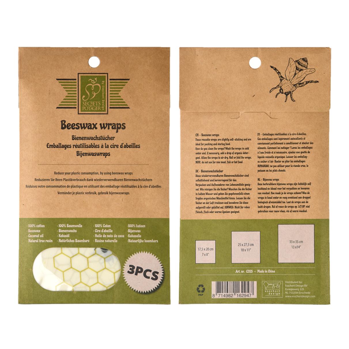 Bienenwachstücher 3er Set