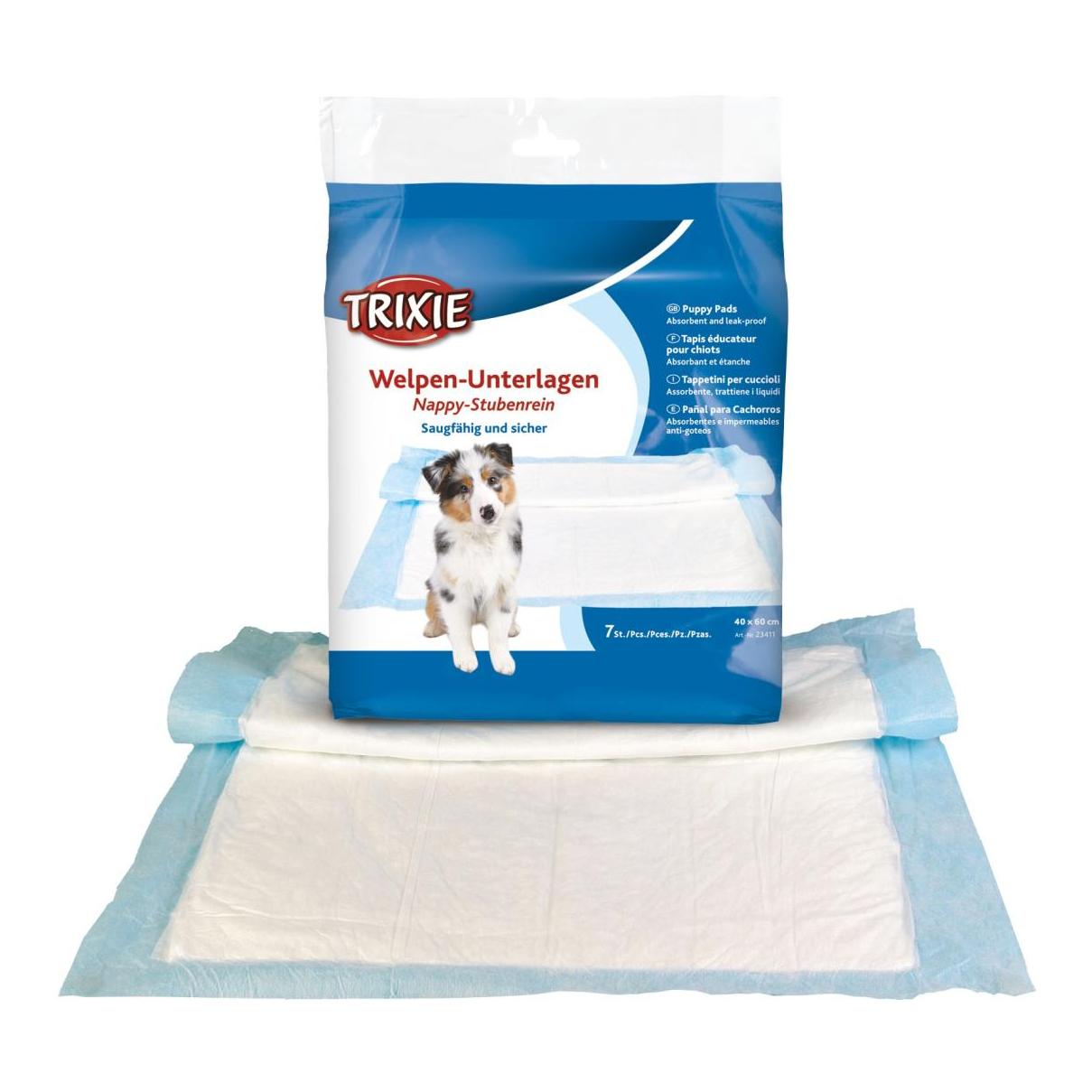 TRIXIE Urinunterlage Nappy-Stubenrein 40 x 60 cm 7 Stk. Weiss
