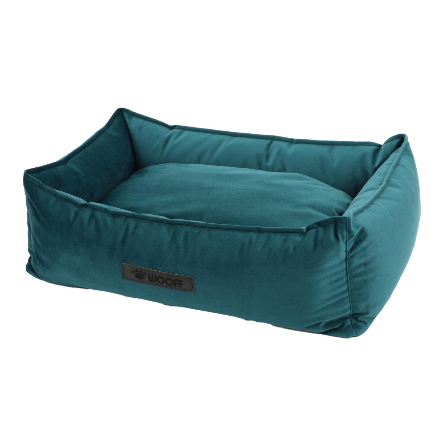 Kyli Hundebett Velours Petrol