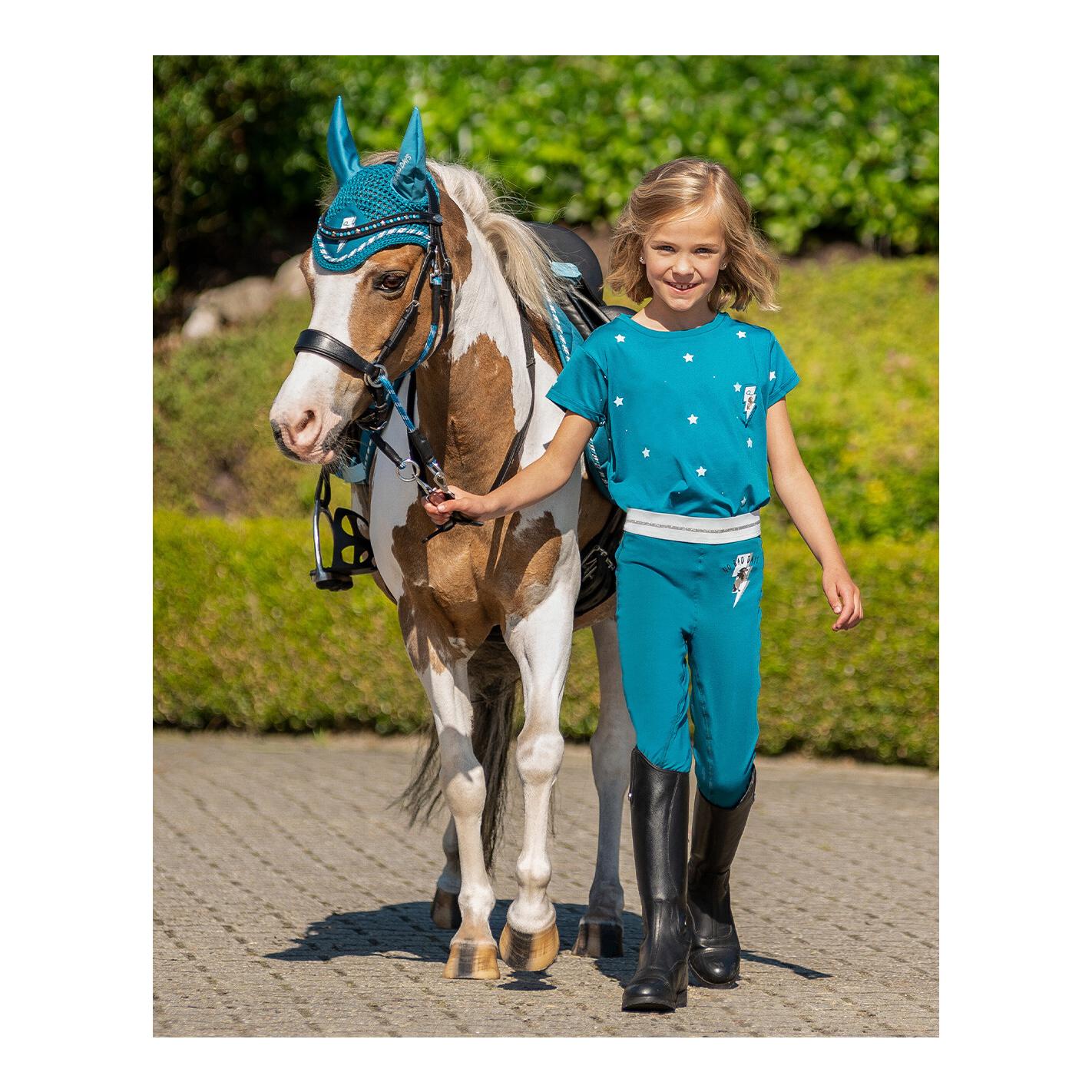 QHP T-shirt de sport Thunderbolt Junior