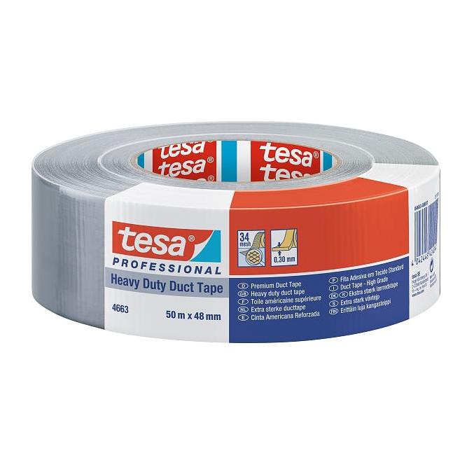 Tesa duct tape 4663 Silbertape