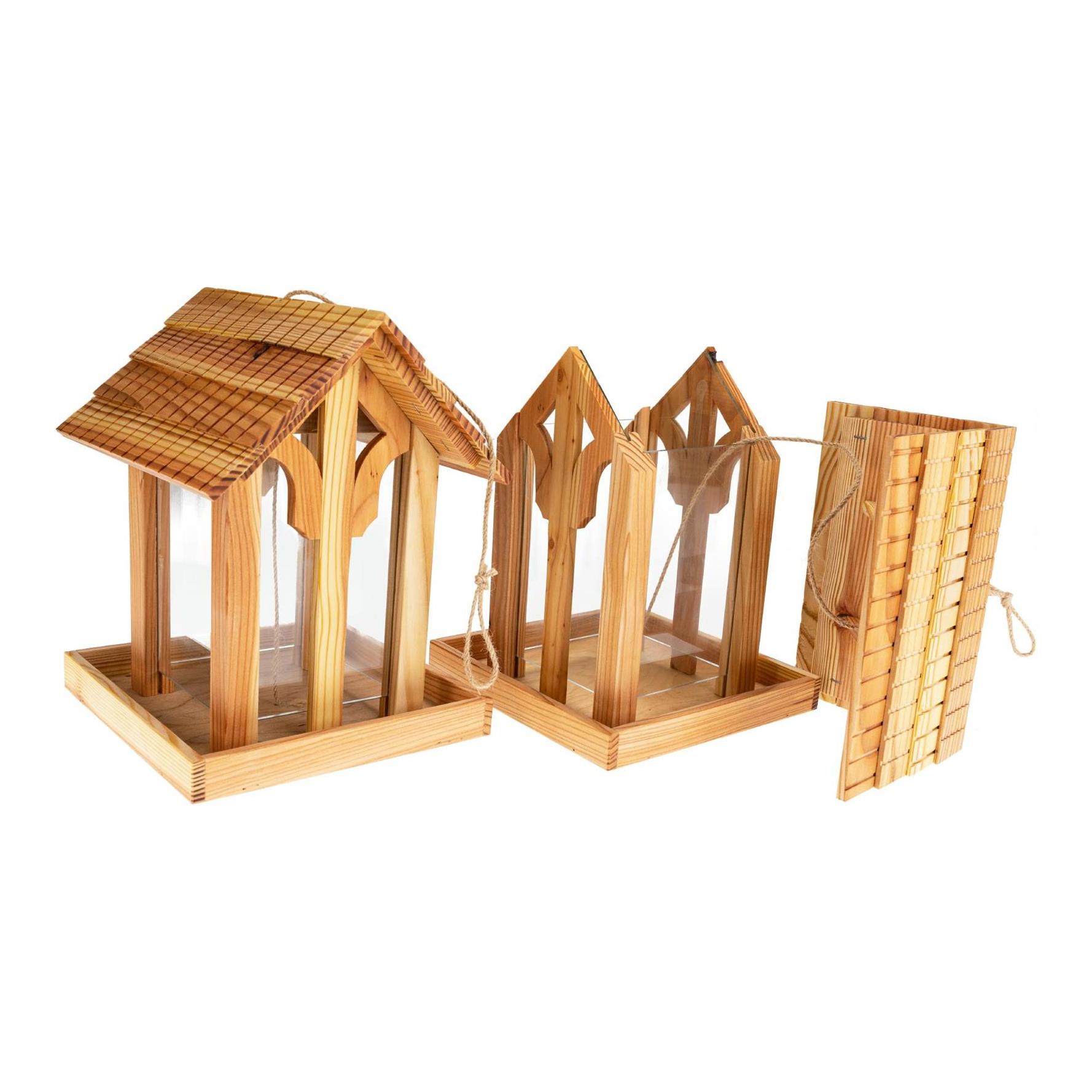 Hauptner Vogelfutterhaus aus geölter europäischer Lärche