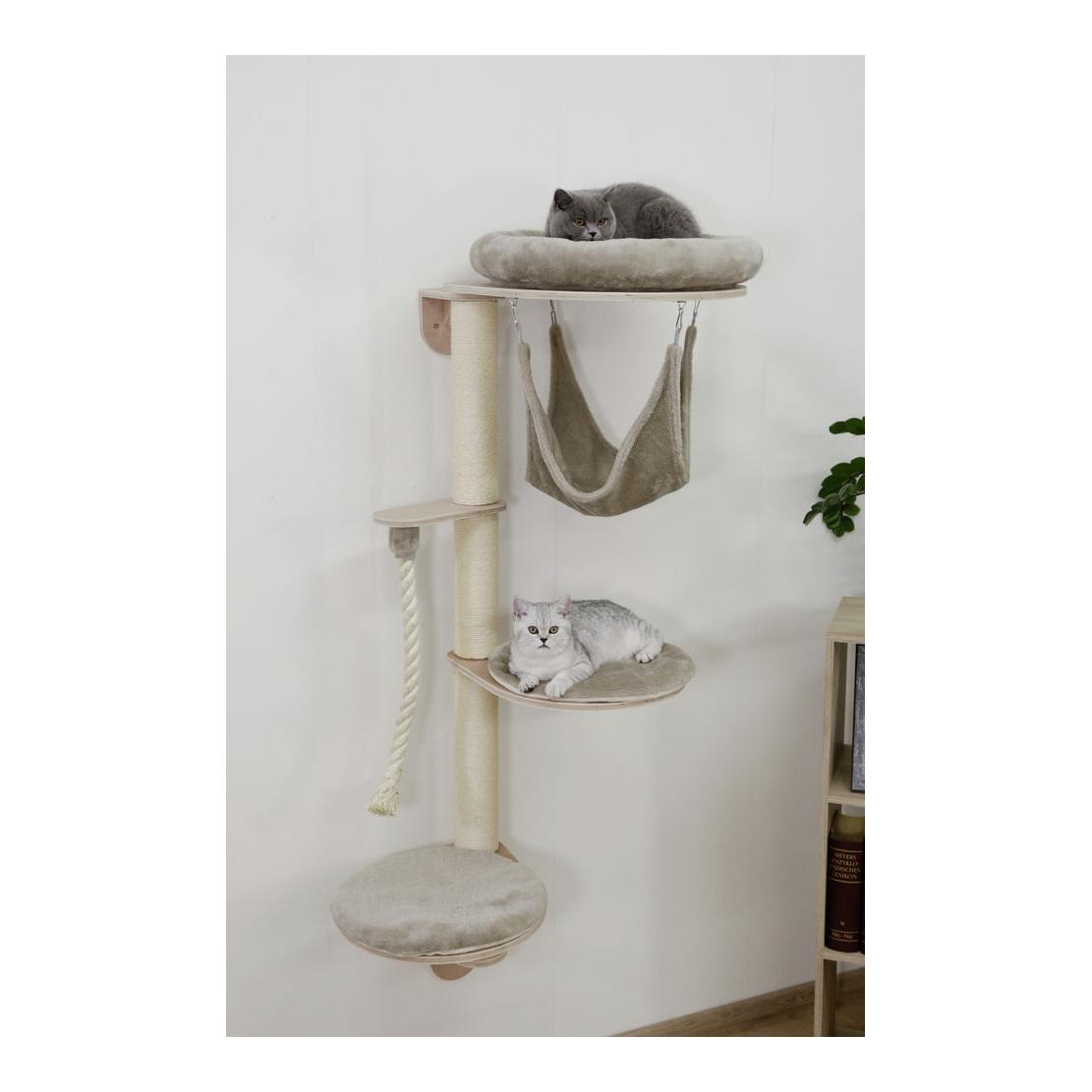 Kerbl Pet Arbre à chat mural Dolomit Grappa - taupe