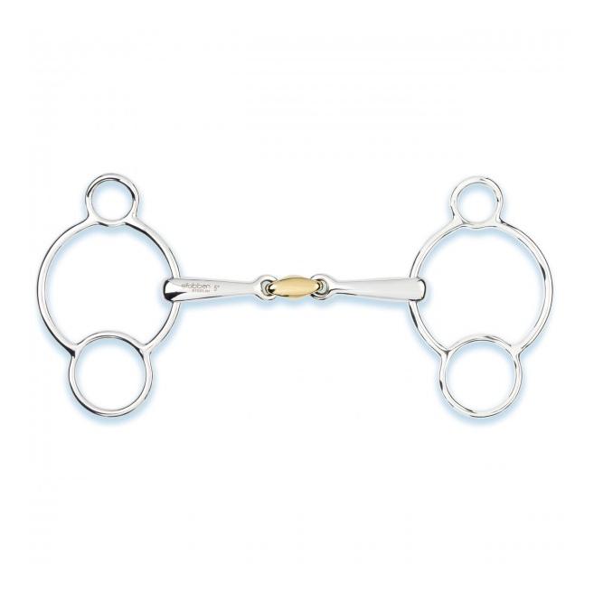 Stübben 3-Ring Pessoa Trense Silber