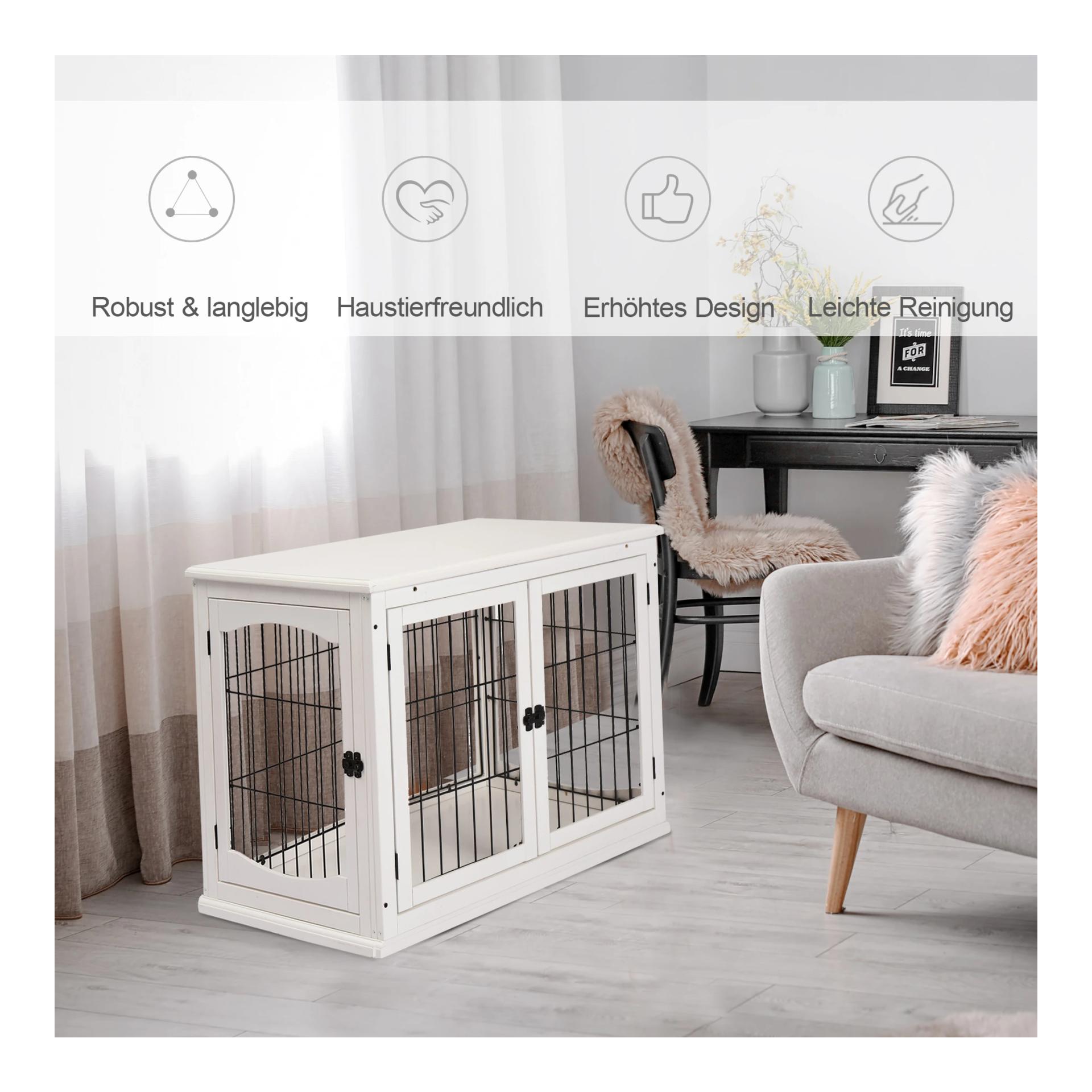 Mainer Cage de transport pour chien, très solide