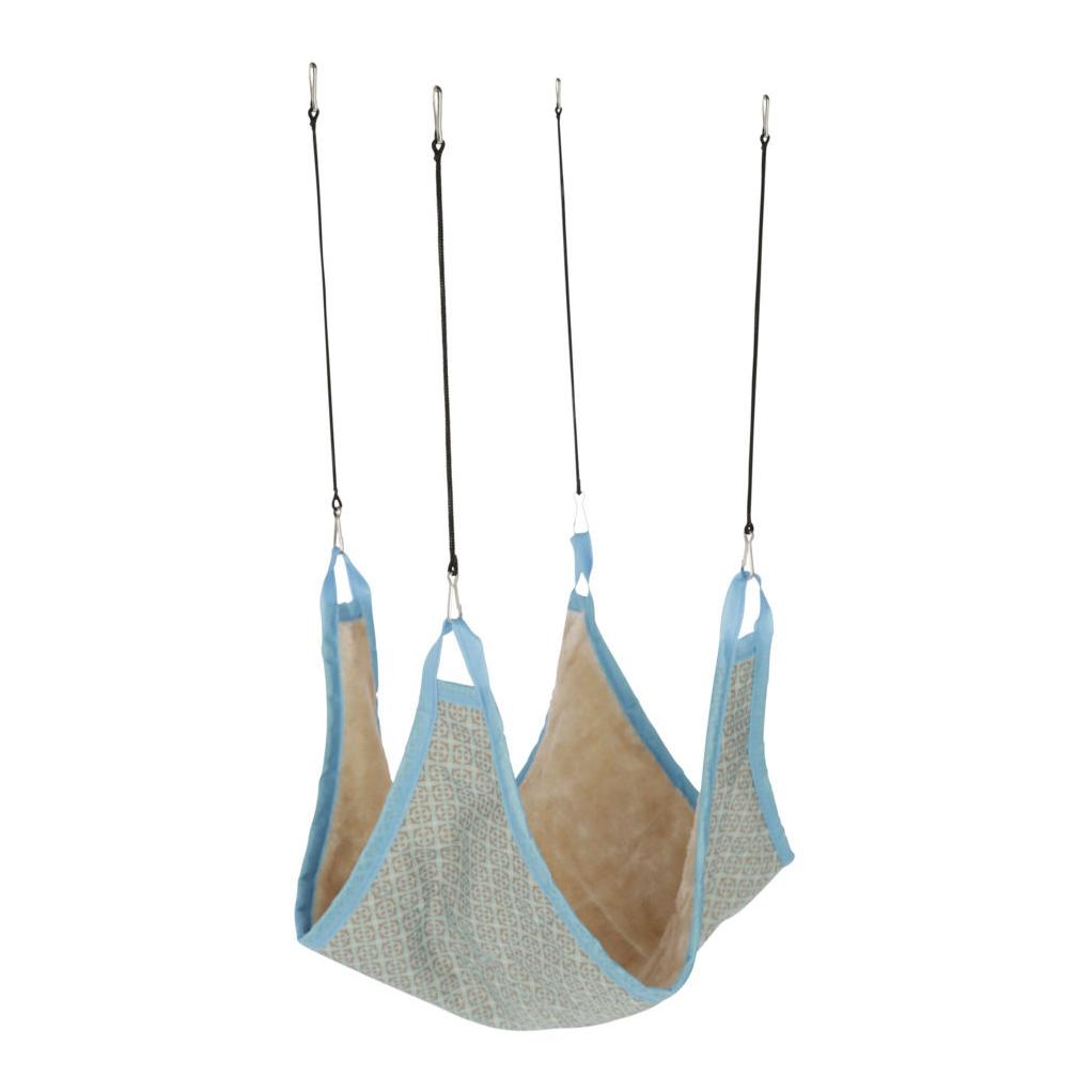 Kerbl Pet Hängematte für Nager - blau/beige