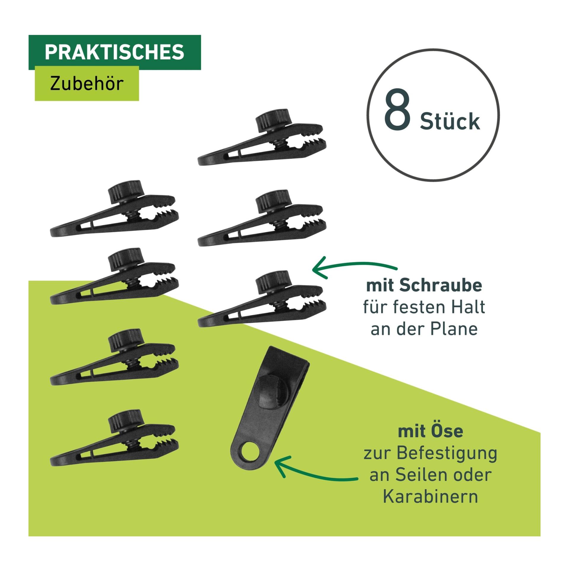 Windhager Planen-Clip-Set 8 tlg.