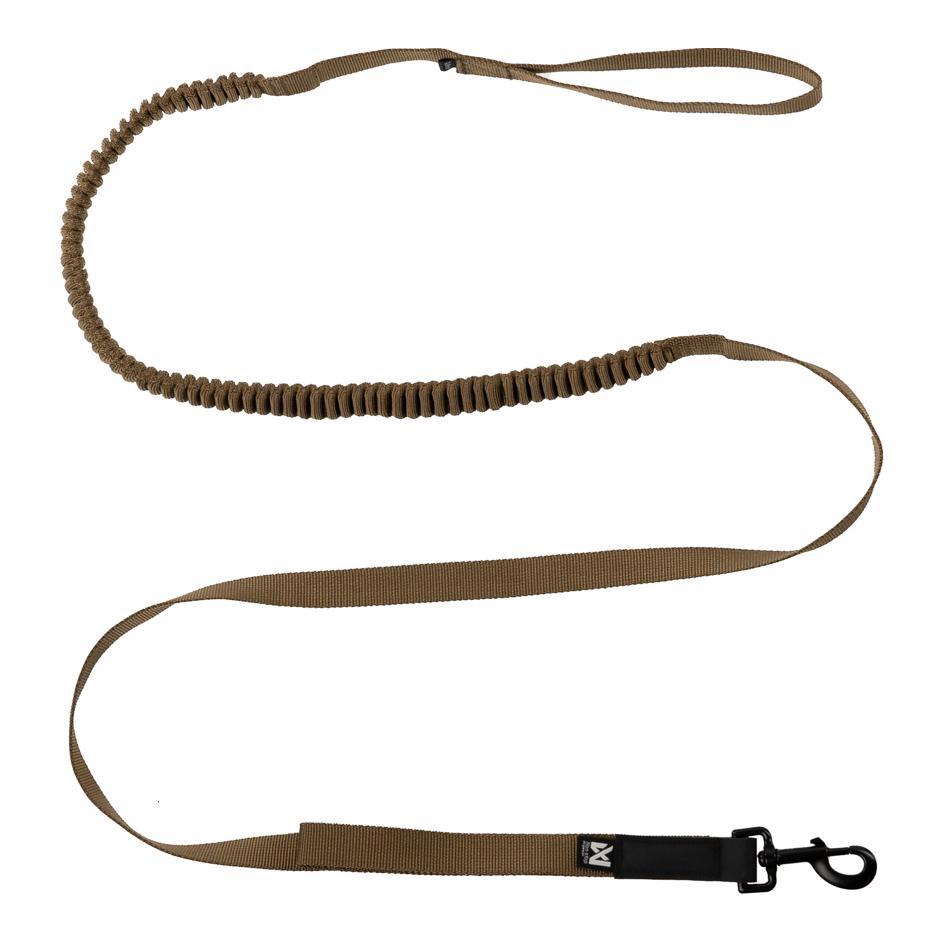 Non-stop Dogwear Hundeleine Touring Bungee Leash Working dog, 23mm Olive