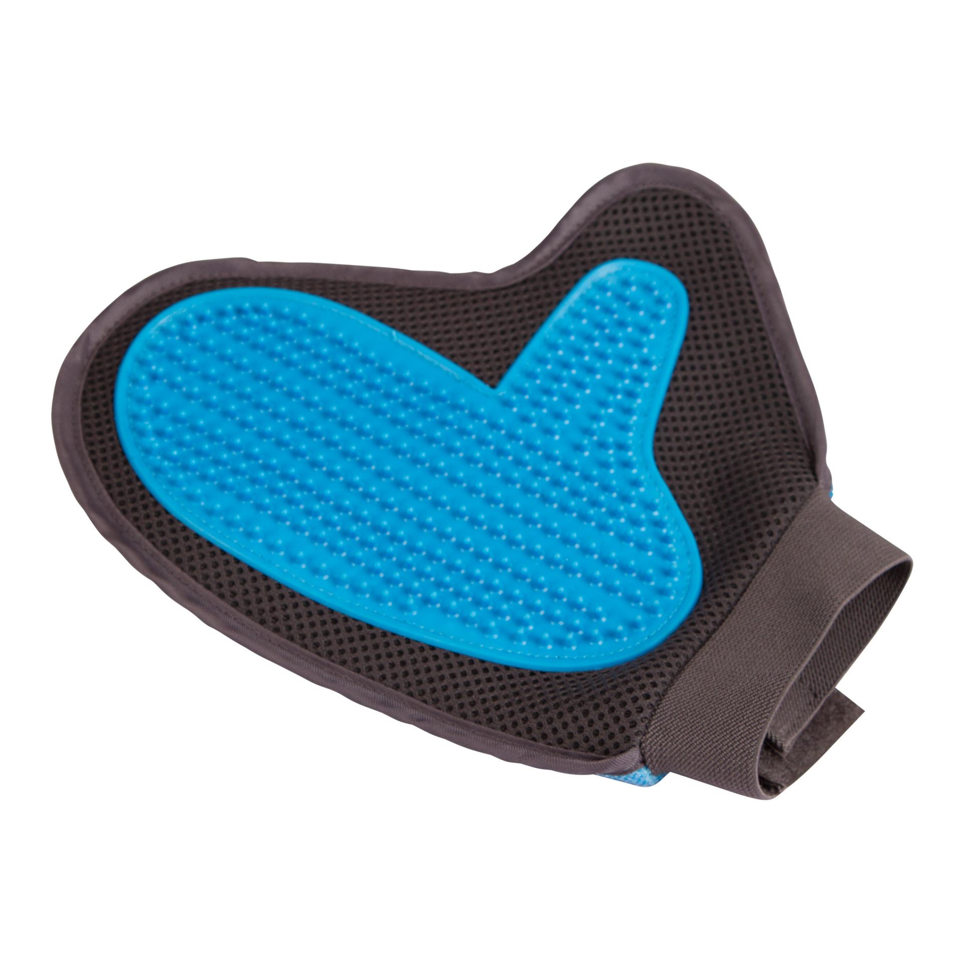 Kerbl Pet Fellpflegehandschuh zweiseitig Glacier-deepsea