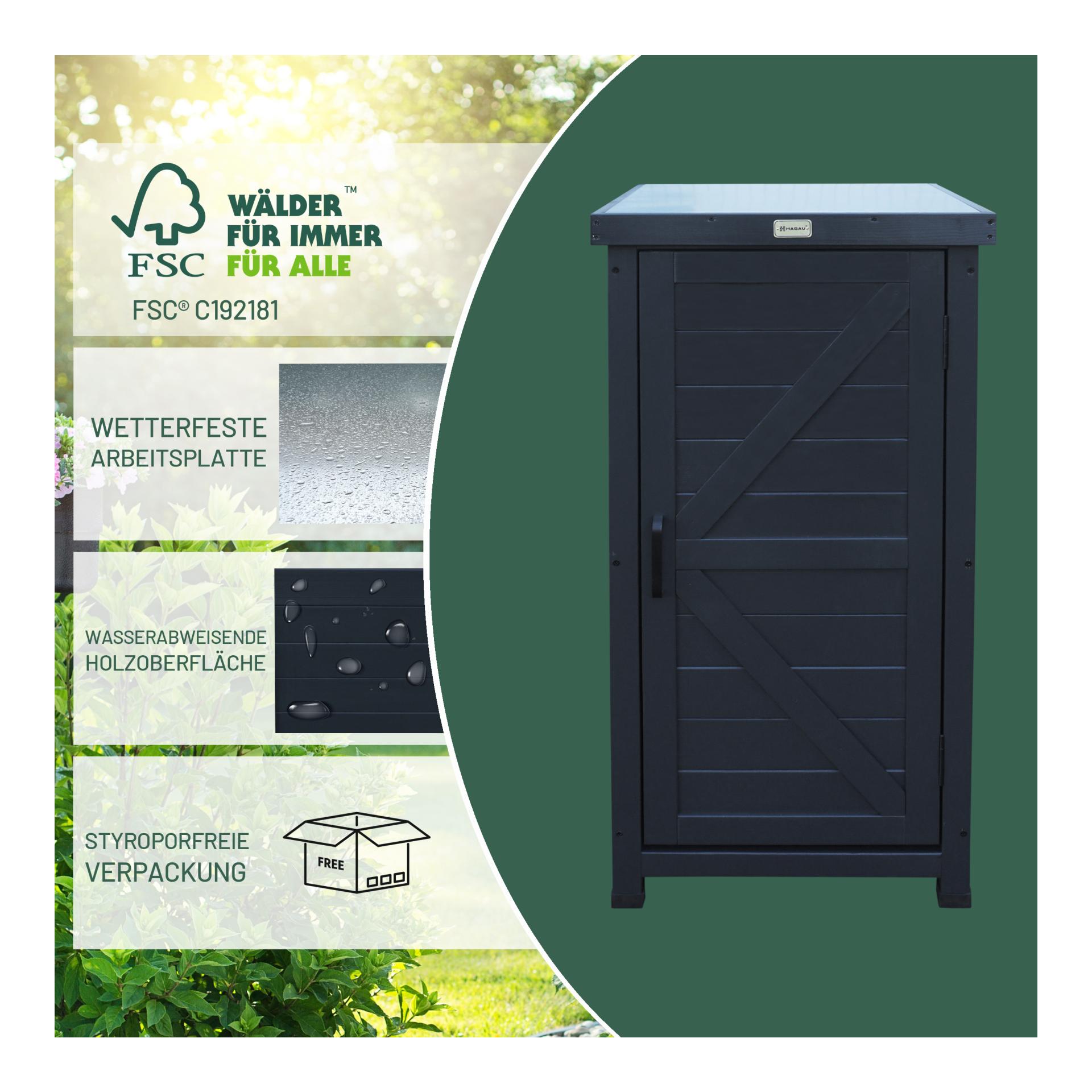 Habau Gartenschrank Alan