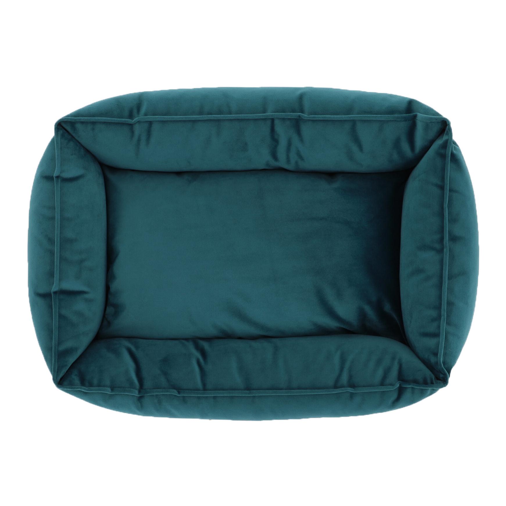 Kyli Hundebett Velours Petrol
