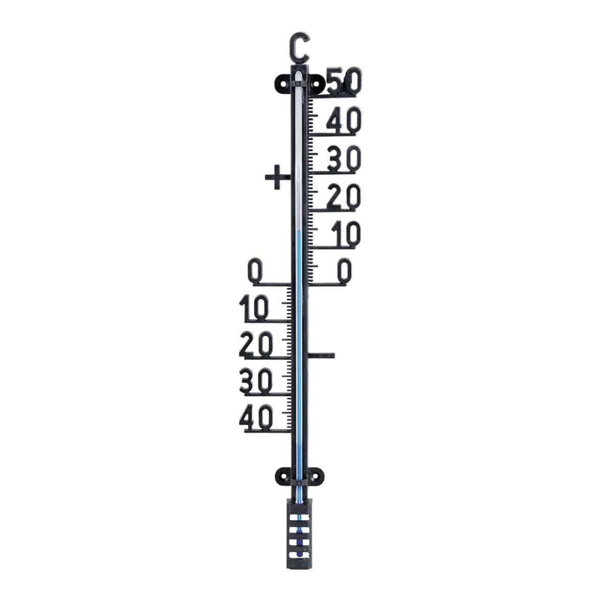 Esschert Thermometer mit Zahlen - schwarz