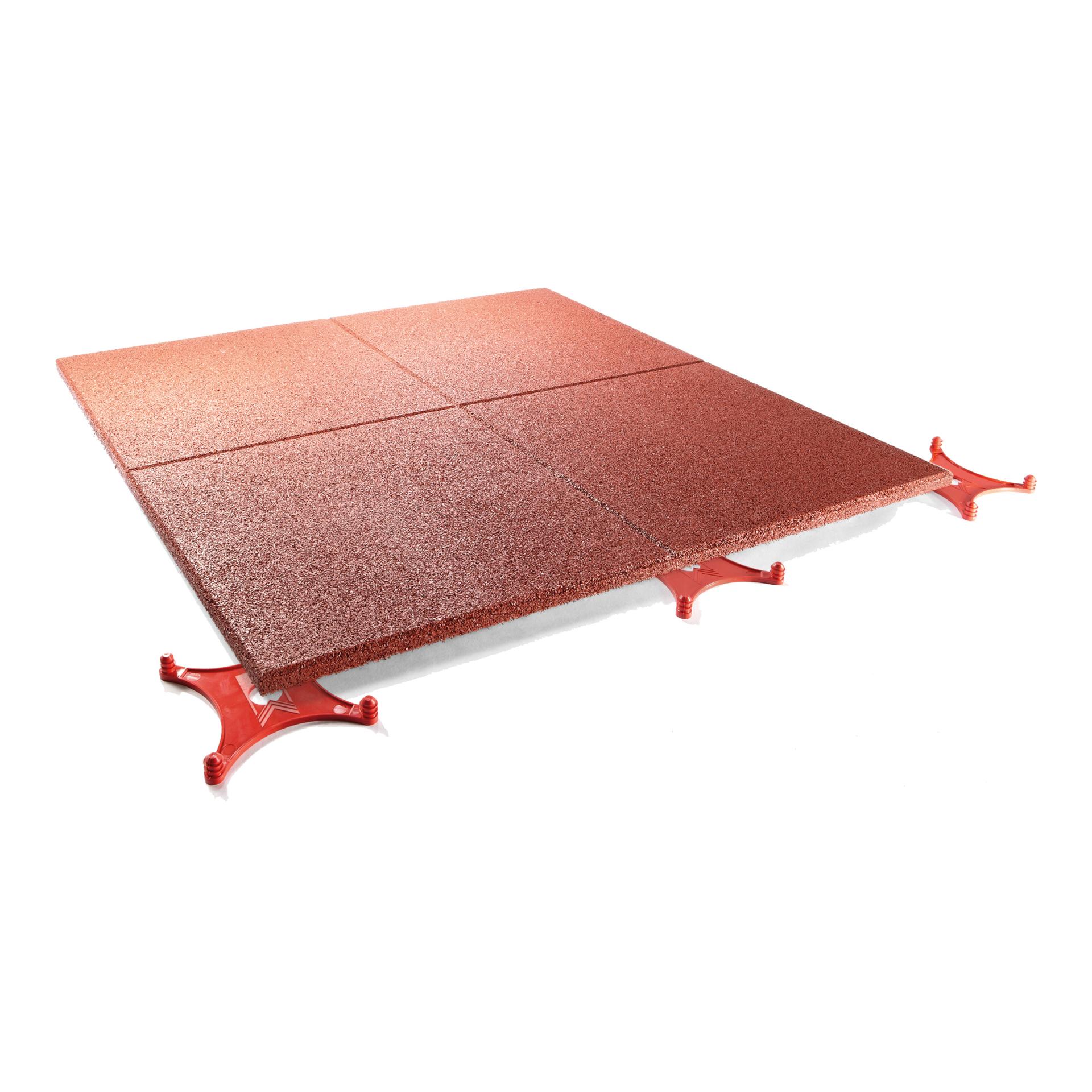 Conradi + Kaiser Verbindungskreuze für TERRASOFT ®-Platte Rot