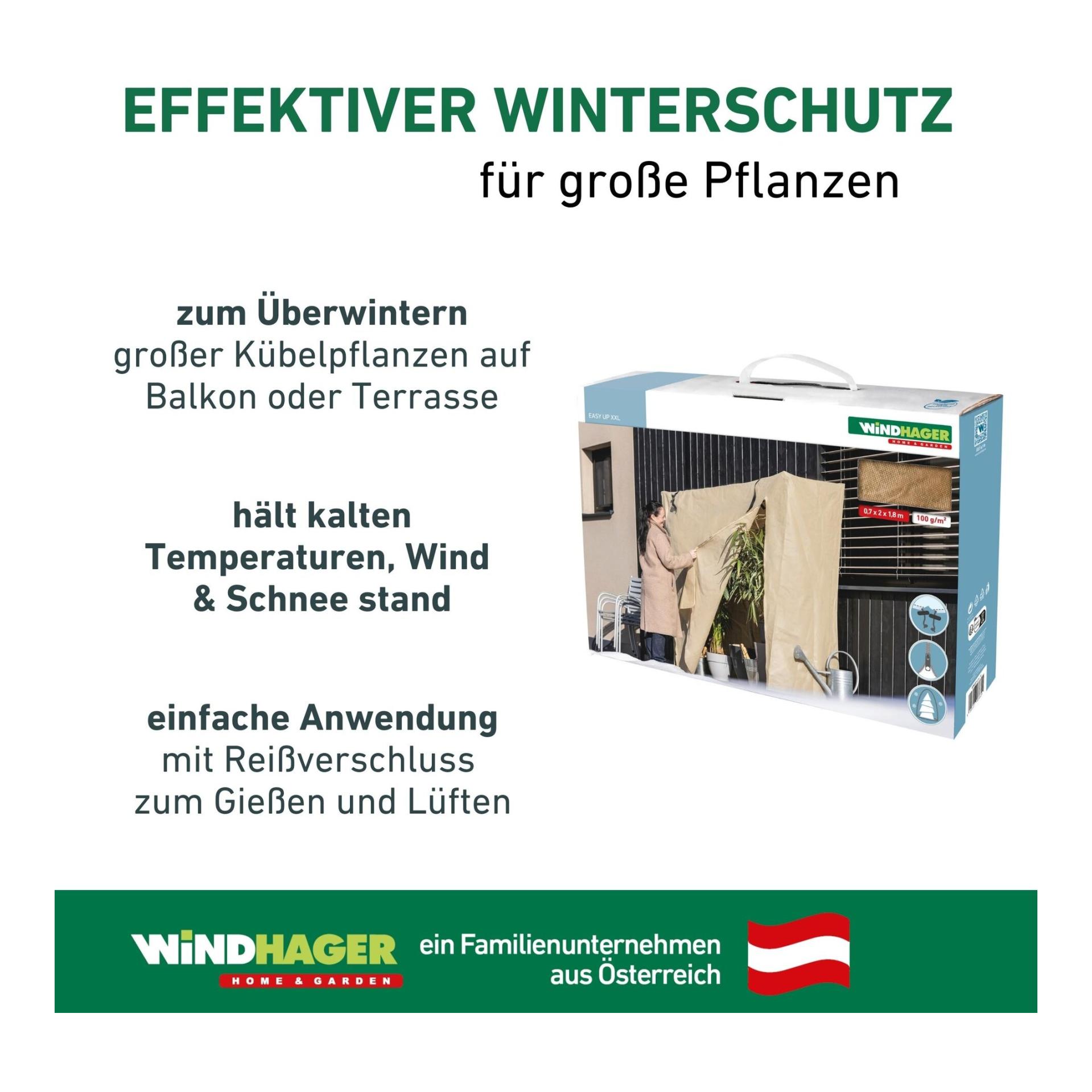 Windhager Wintervlieshaube EASY UP