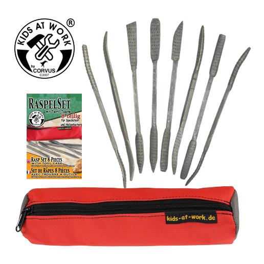 Corvus Raspelset 8 tlg. mit Textil-Tasche